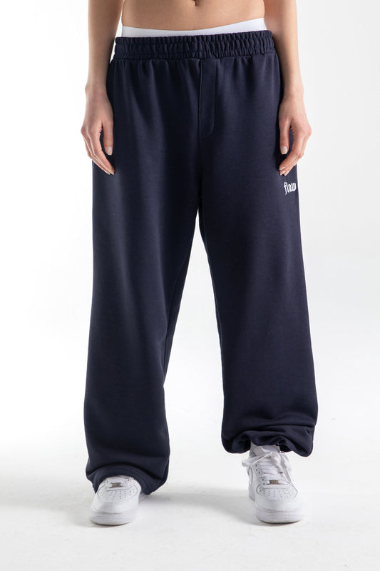 Flaw Atelier Navy Baggy Sweatpants