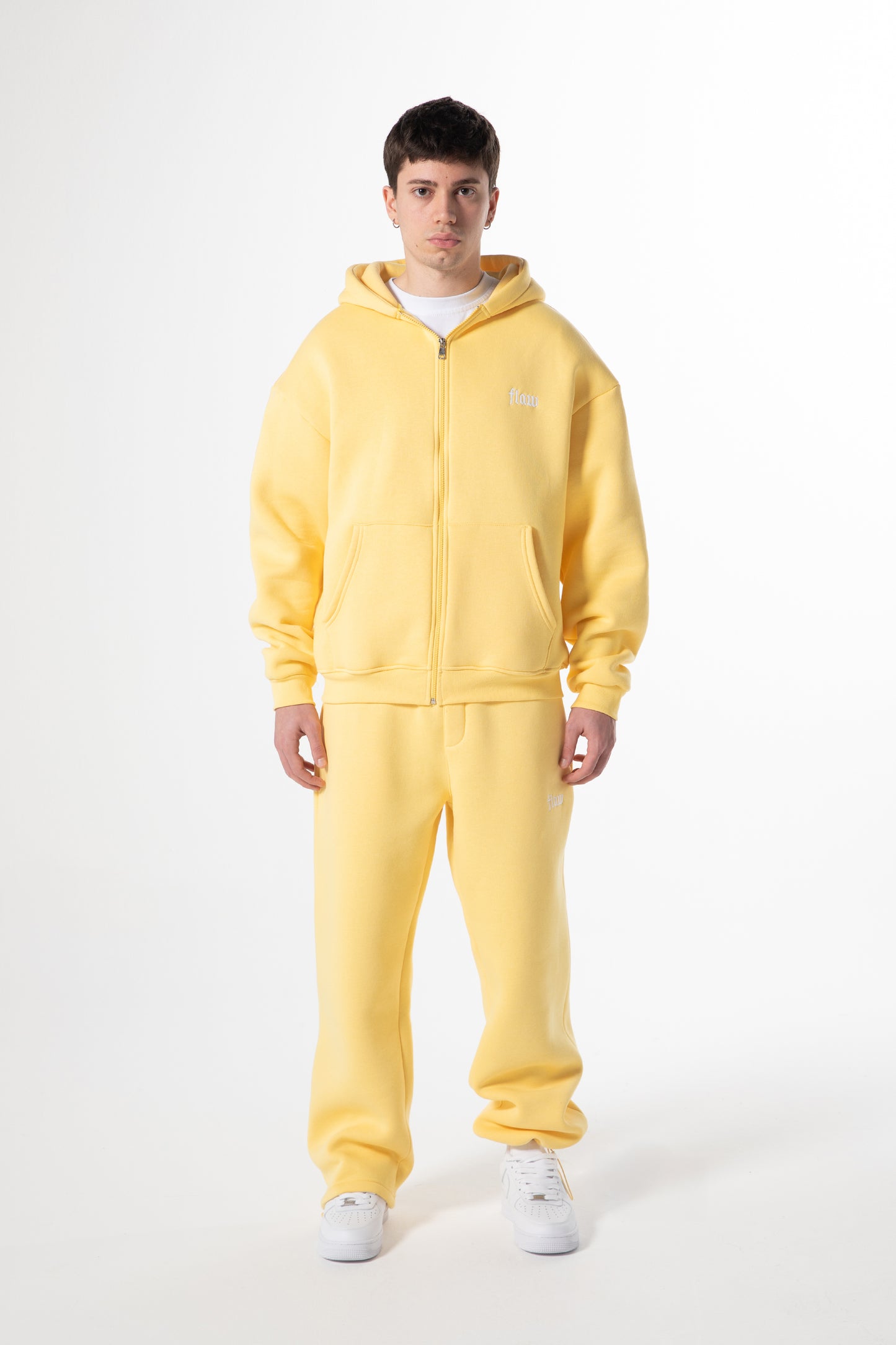 Flaw Atelier Yellow Baggy Sweatpants