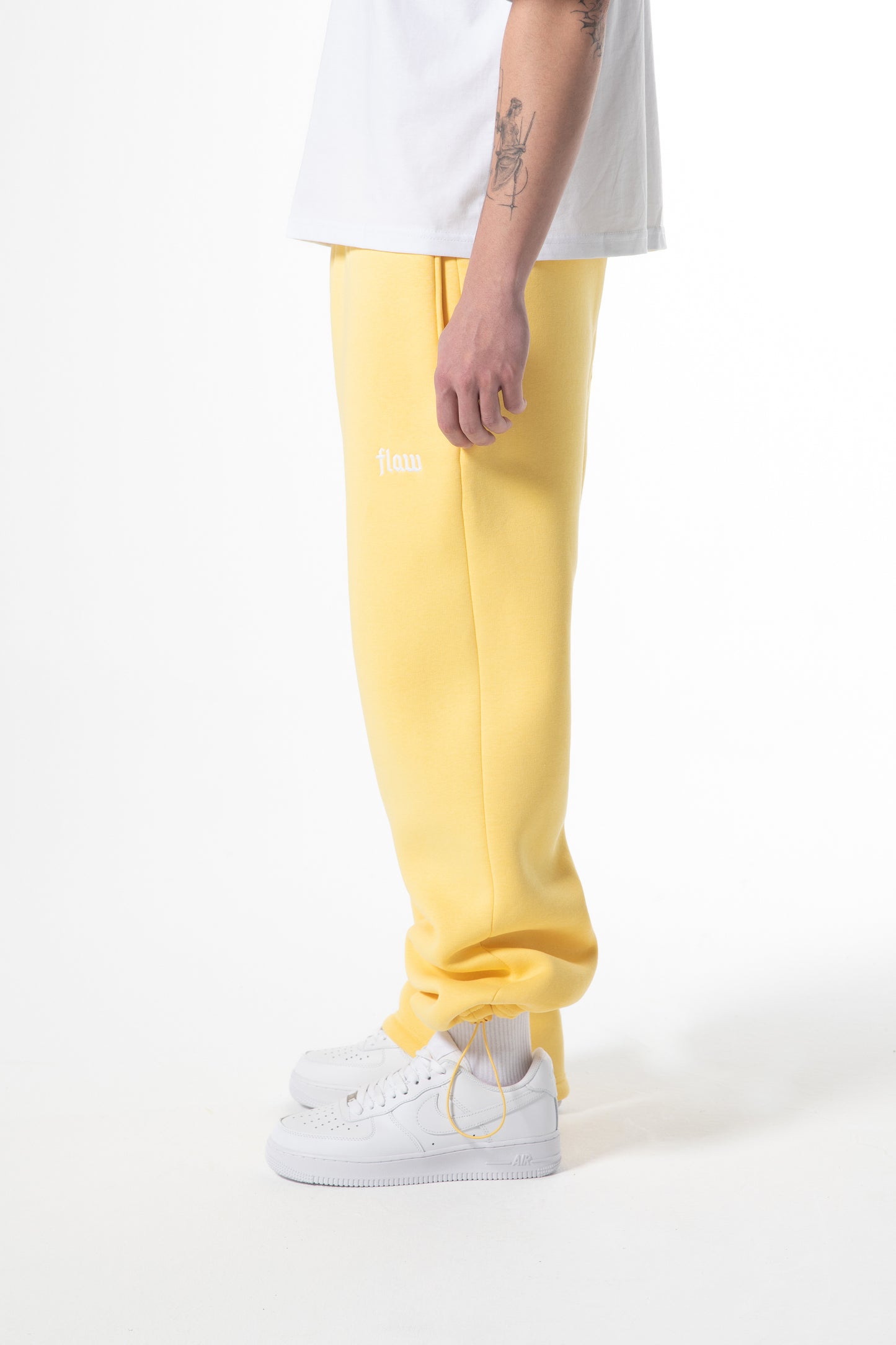 Flaw Atelier Yellow Baggy Sweatpants