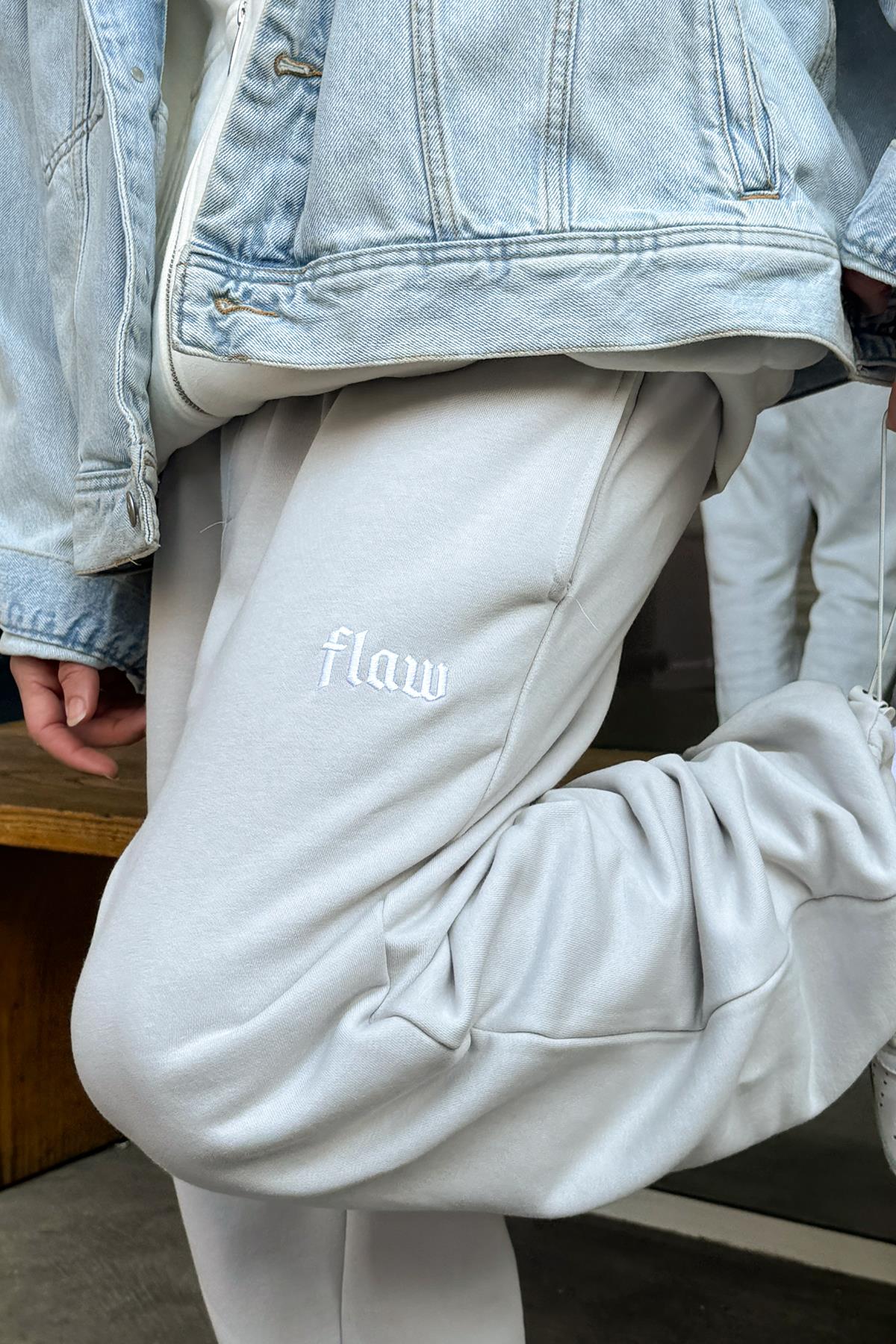 Flaw Atelier Ice Grey Baggy Sweatpants