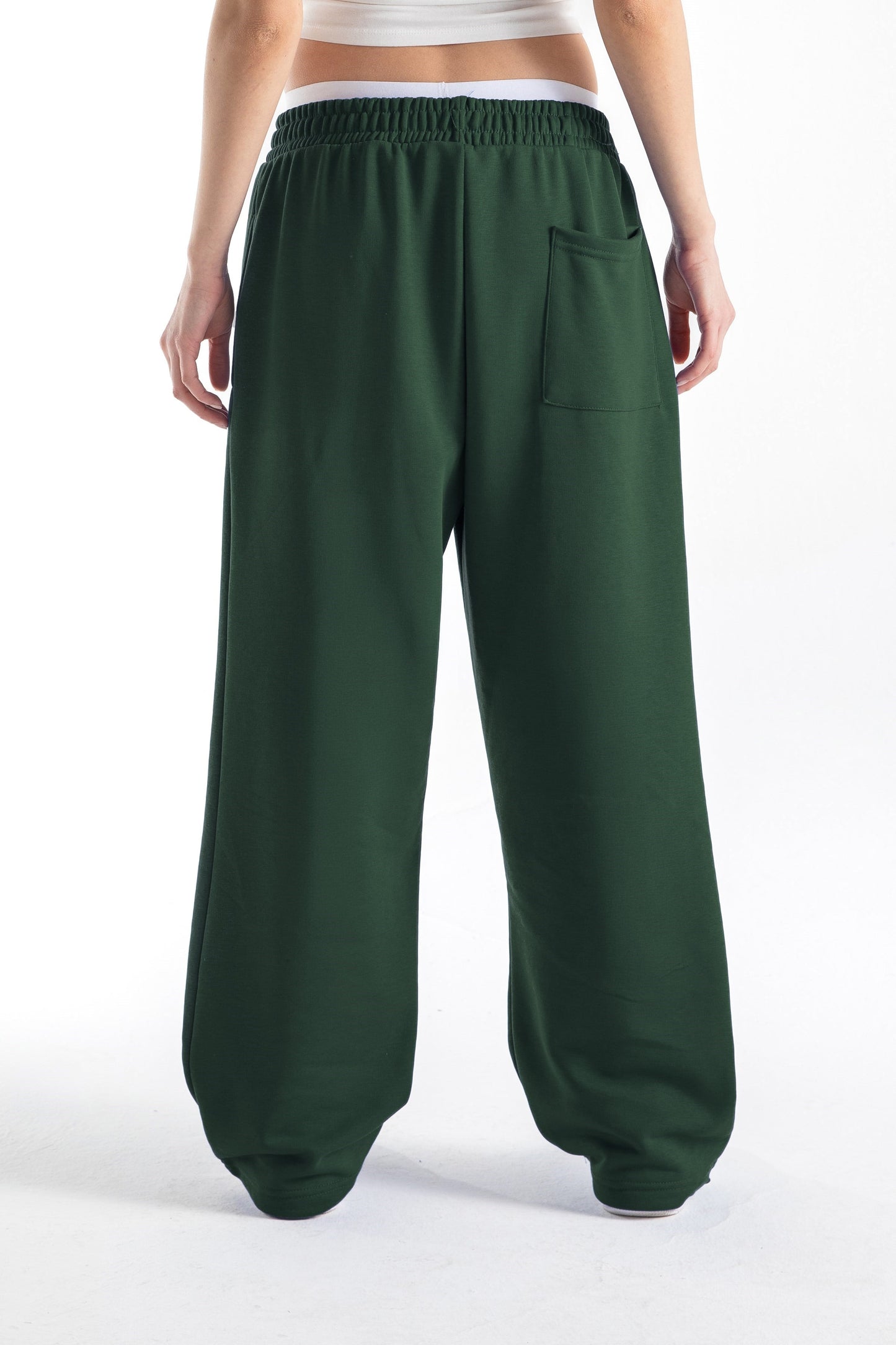Flaw Atelier Green Baggy Sweatpants