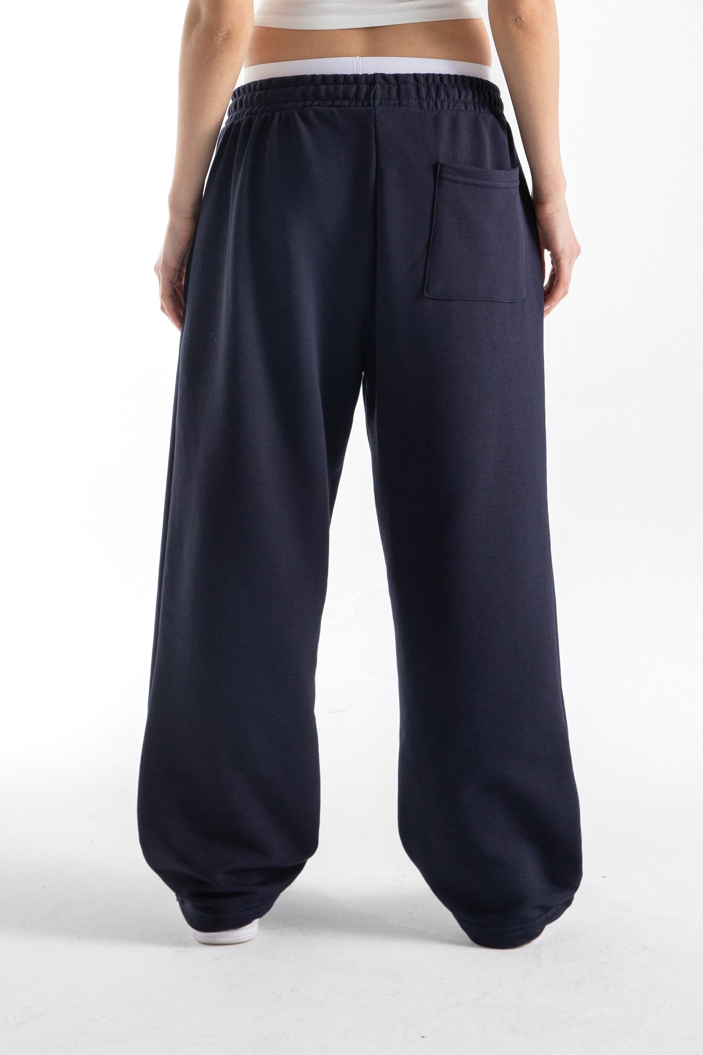 Flaw Atelier Navy Baggy Sweatpants