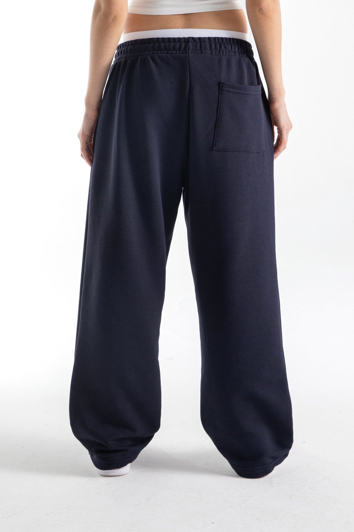 Flaw Atelier Navy Baggy Sweatpants
