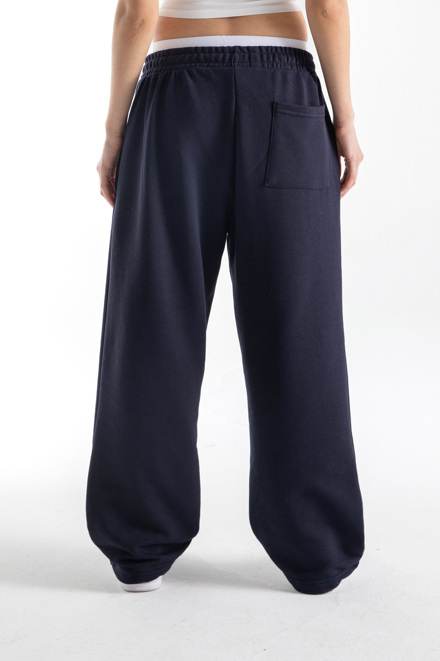 Flaw Atelier Navy Baggy Sweatpants