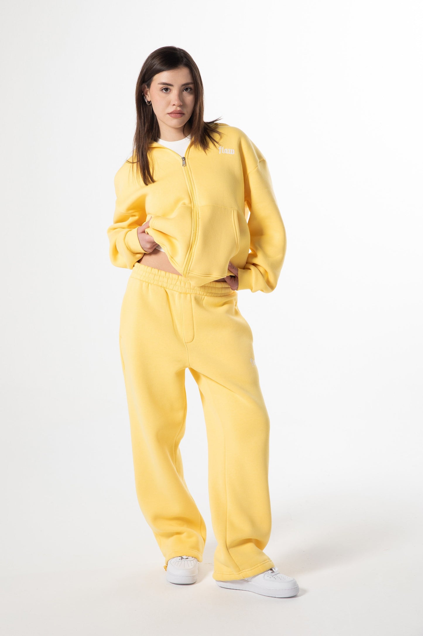 Flaw Atelier Yellow Baggy Sweatpants