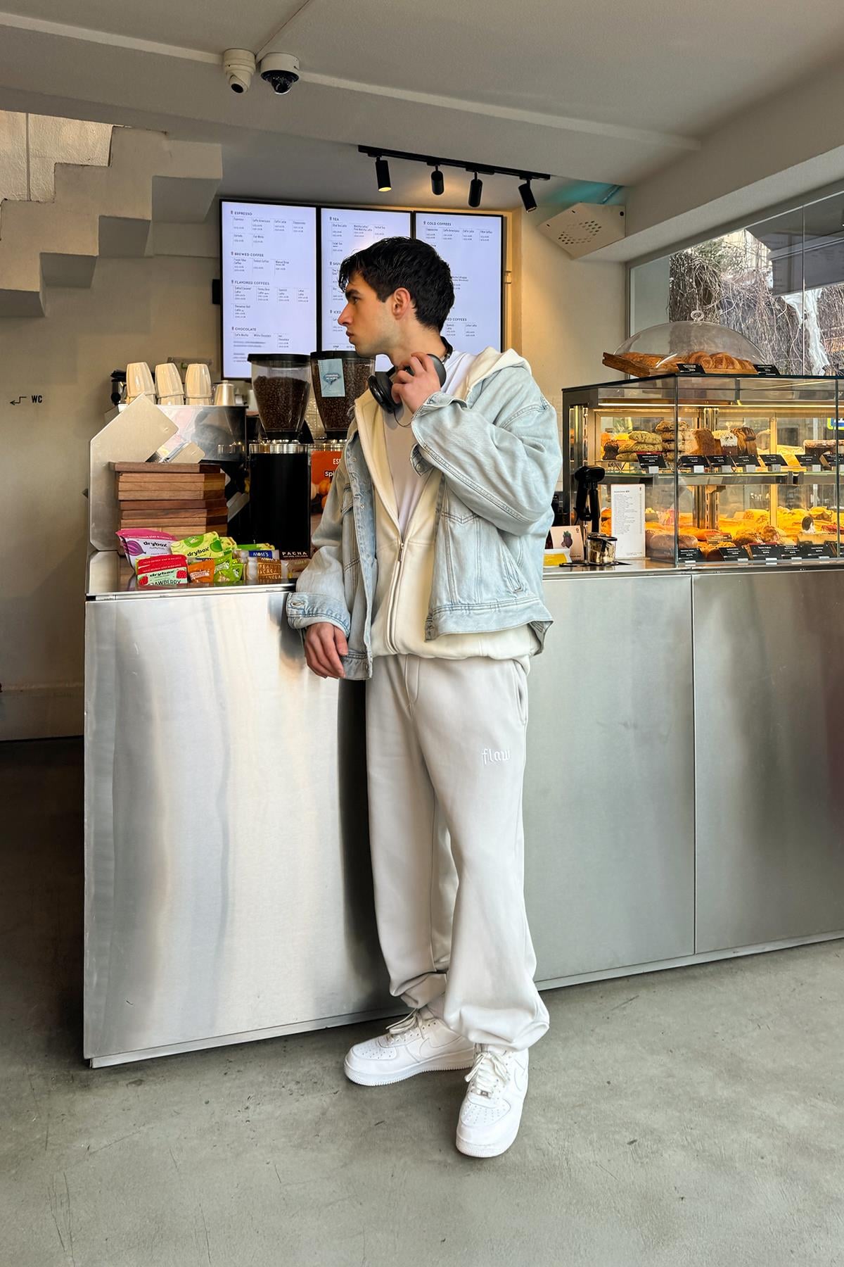 Flaw Atelier Ice Grey Baggy Sweatpants
