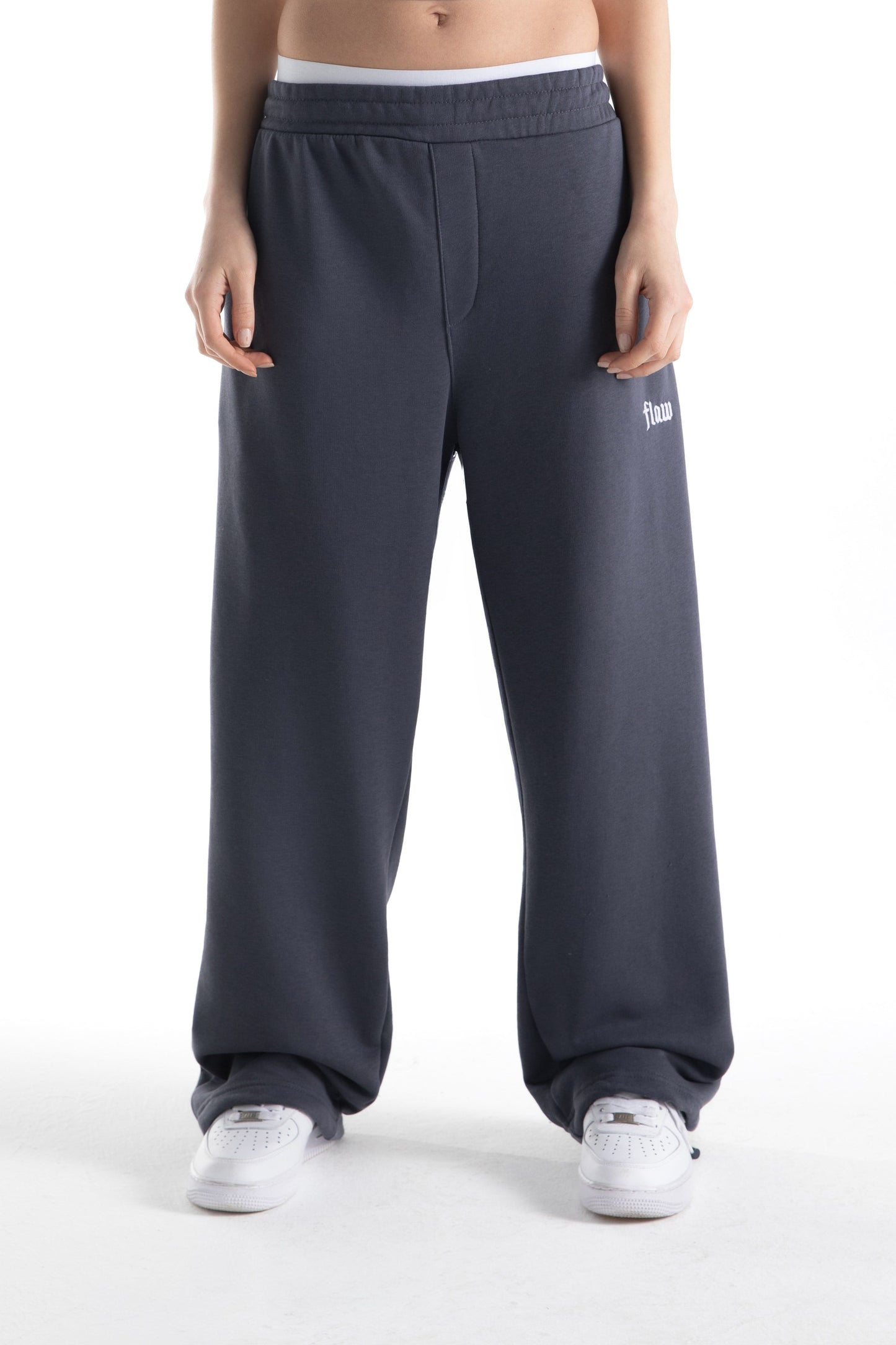 Flaw Atelier Smoke Grey Baggy Sweatpants