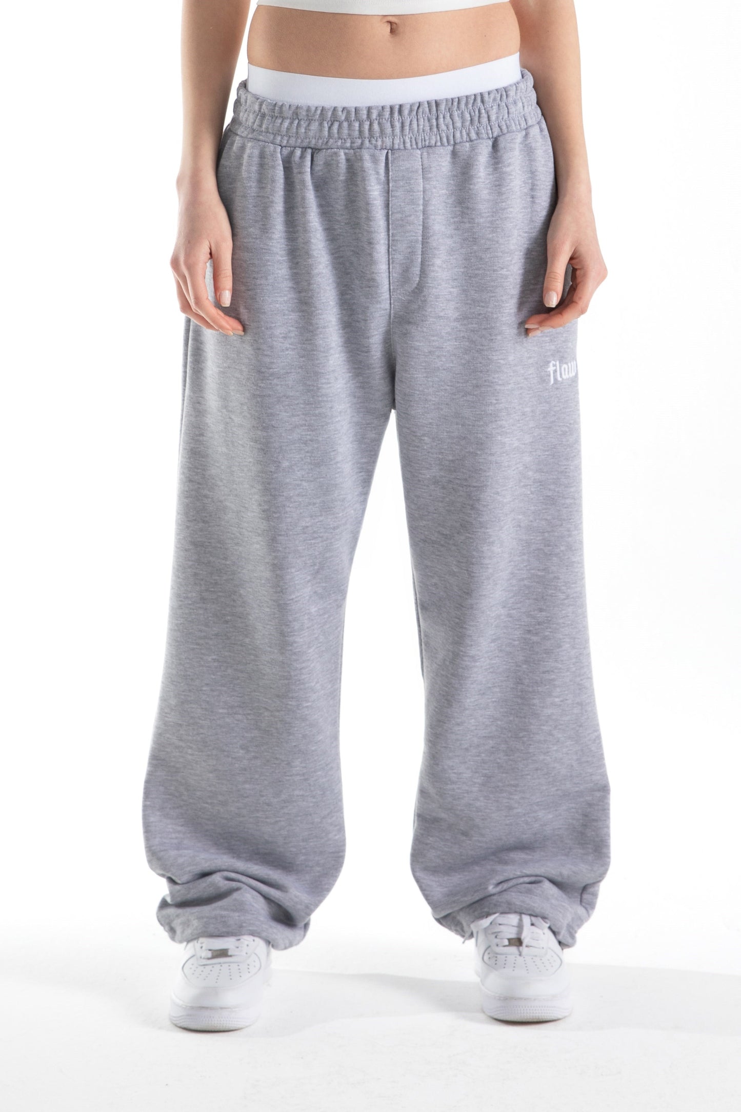 Flaw Atelier Baggy Sweatpants Grey Melange