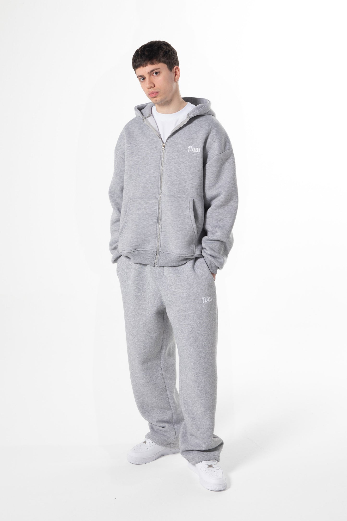 Flaw Atelier Baggy Sweatpants Grey Melange