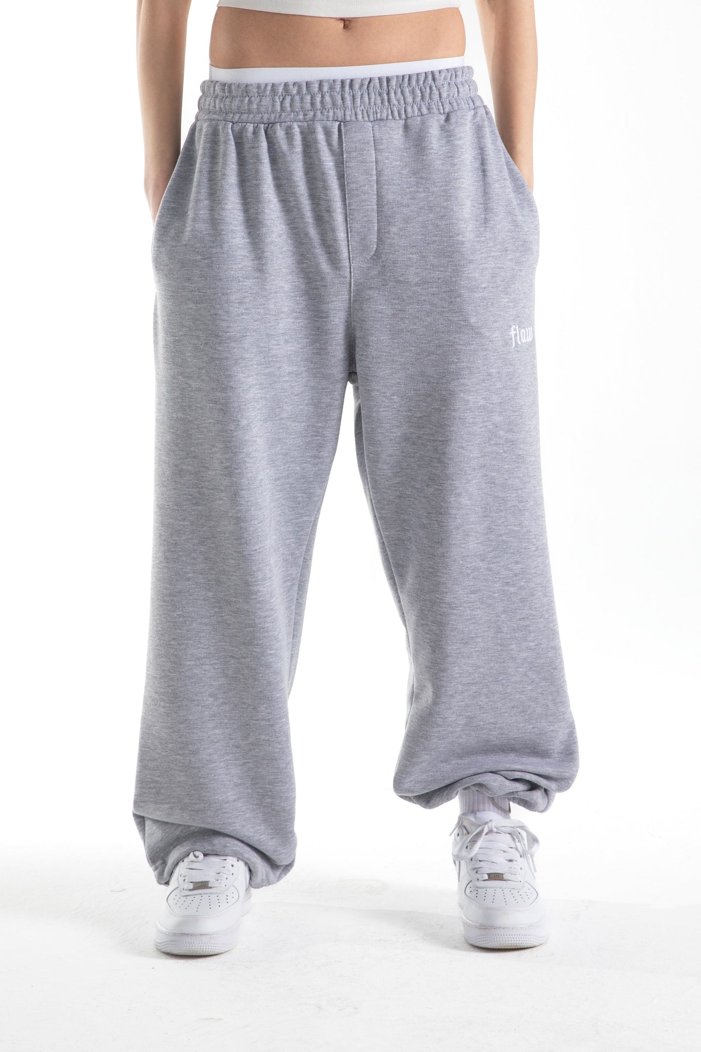 Flaw Atelier Baggy Sweatpants Grey Melange