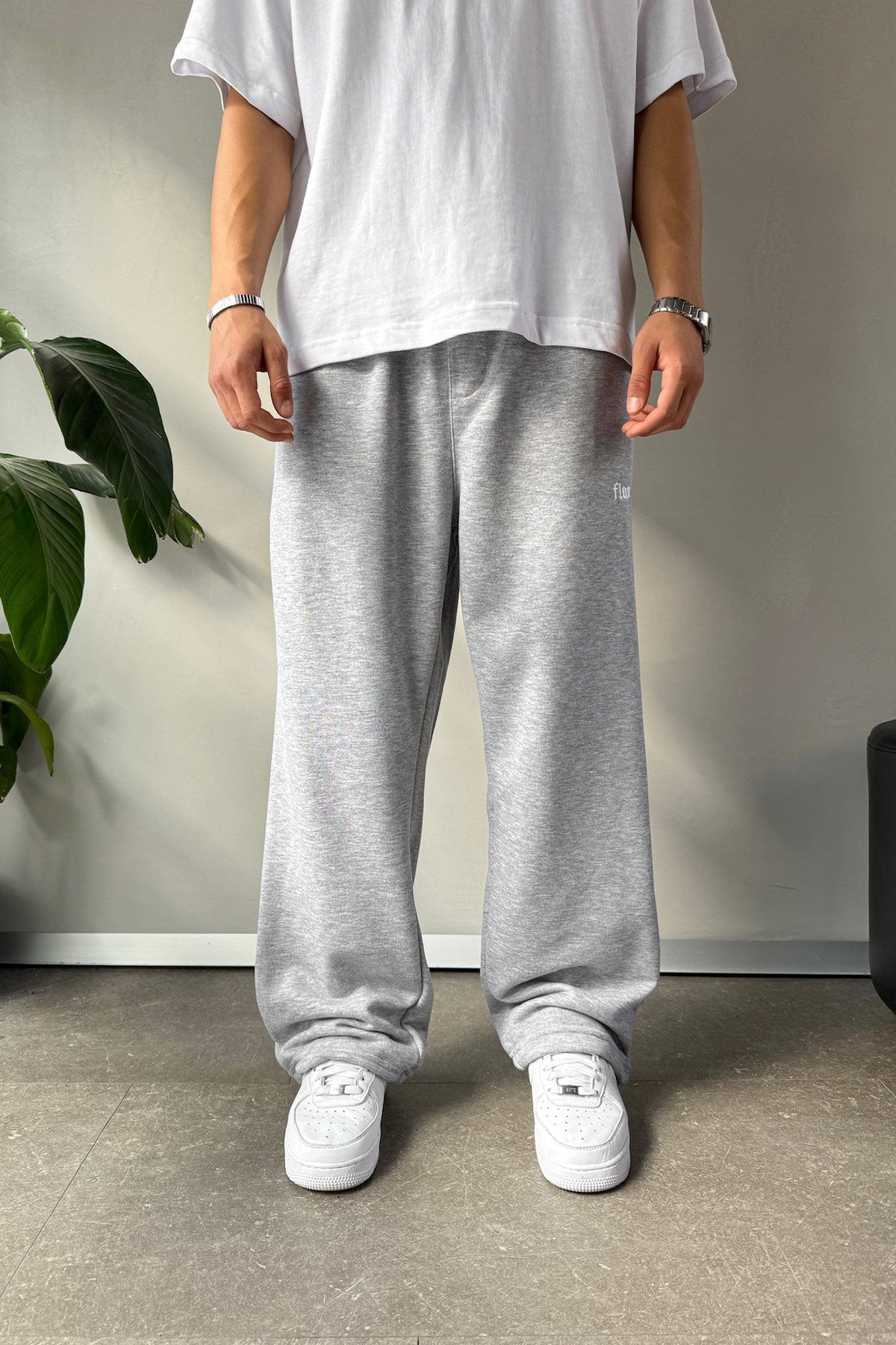 Flaw Atelier Baggy Sweatpants Grey Melange