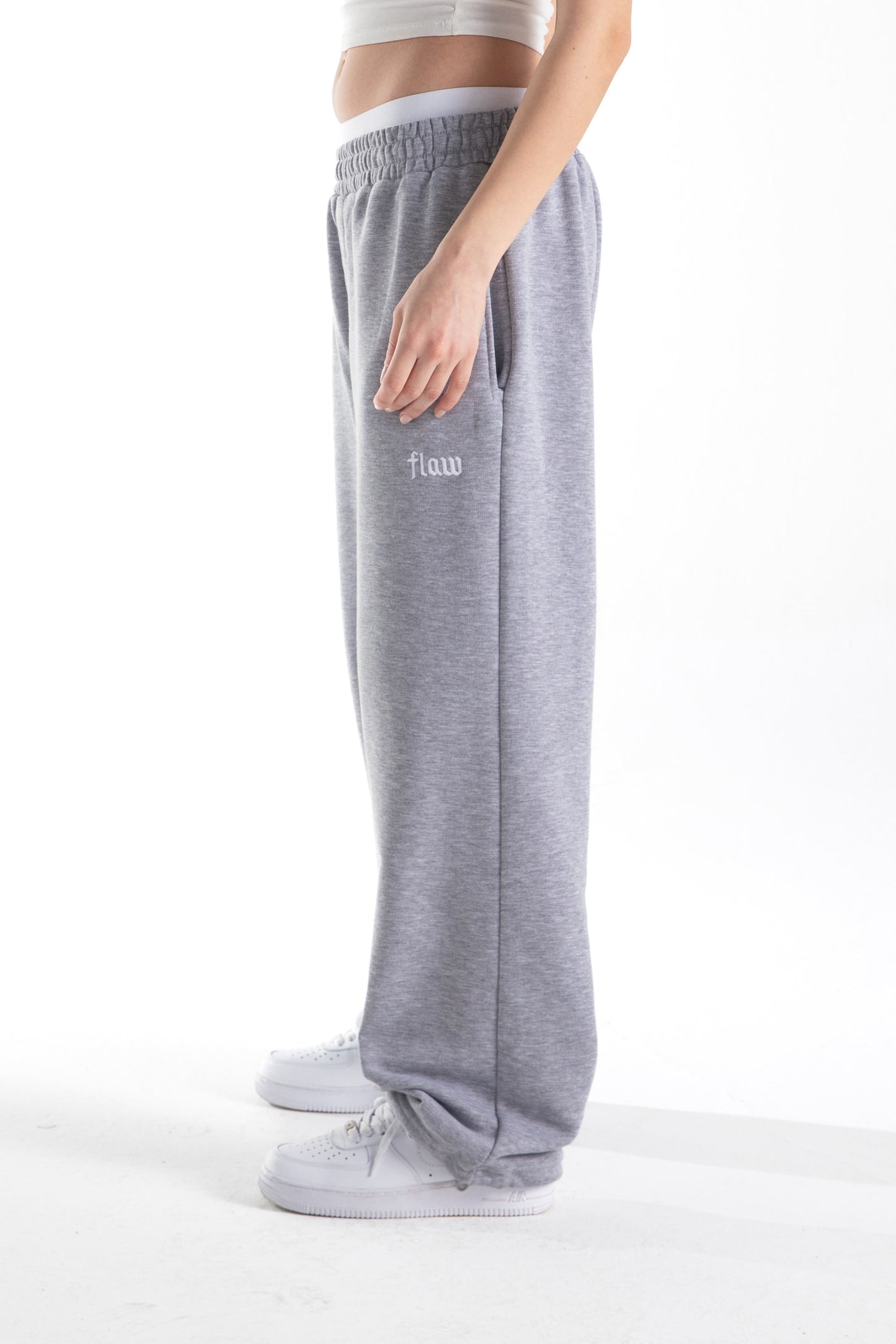 Flaw Atelier Baggy Sweatpants Grey Melange