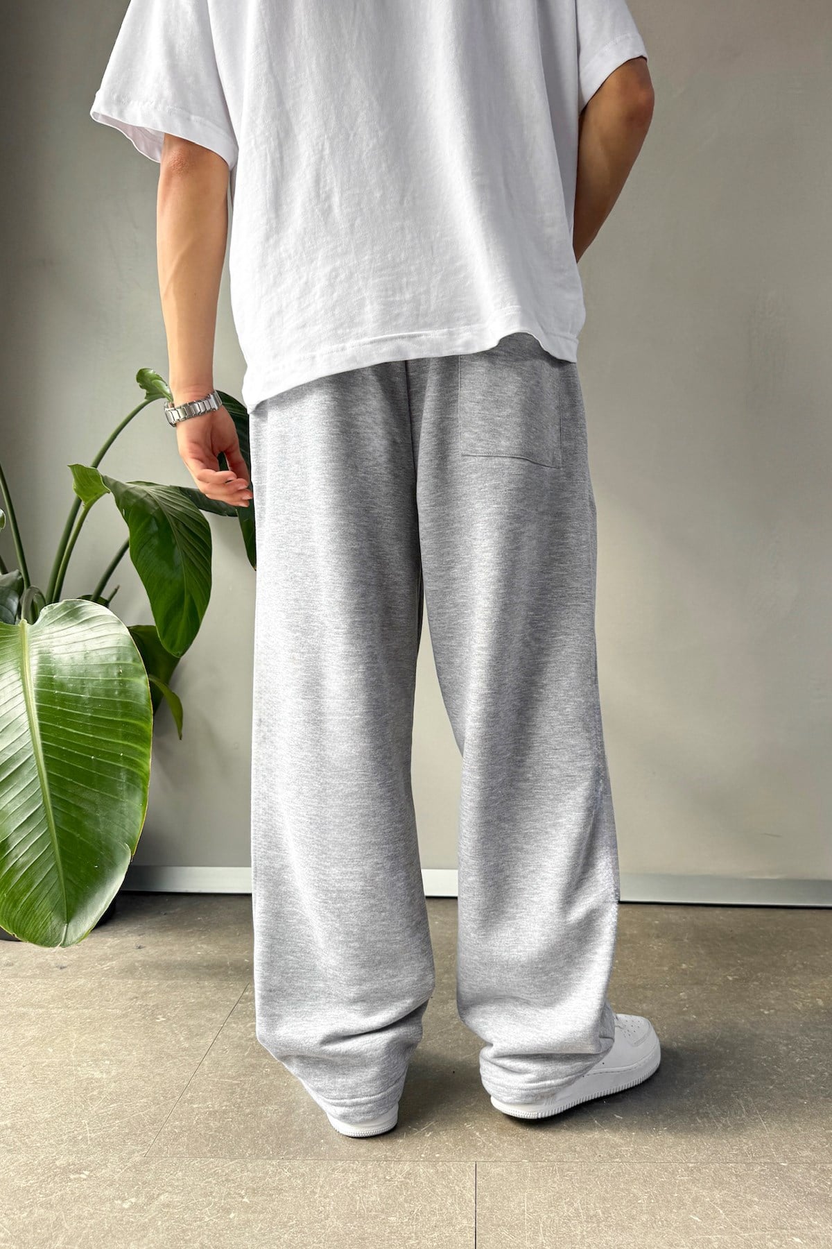 Flaw Atelier Baggy Sweatpants Grey Melange