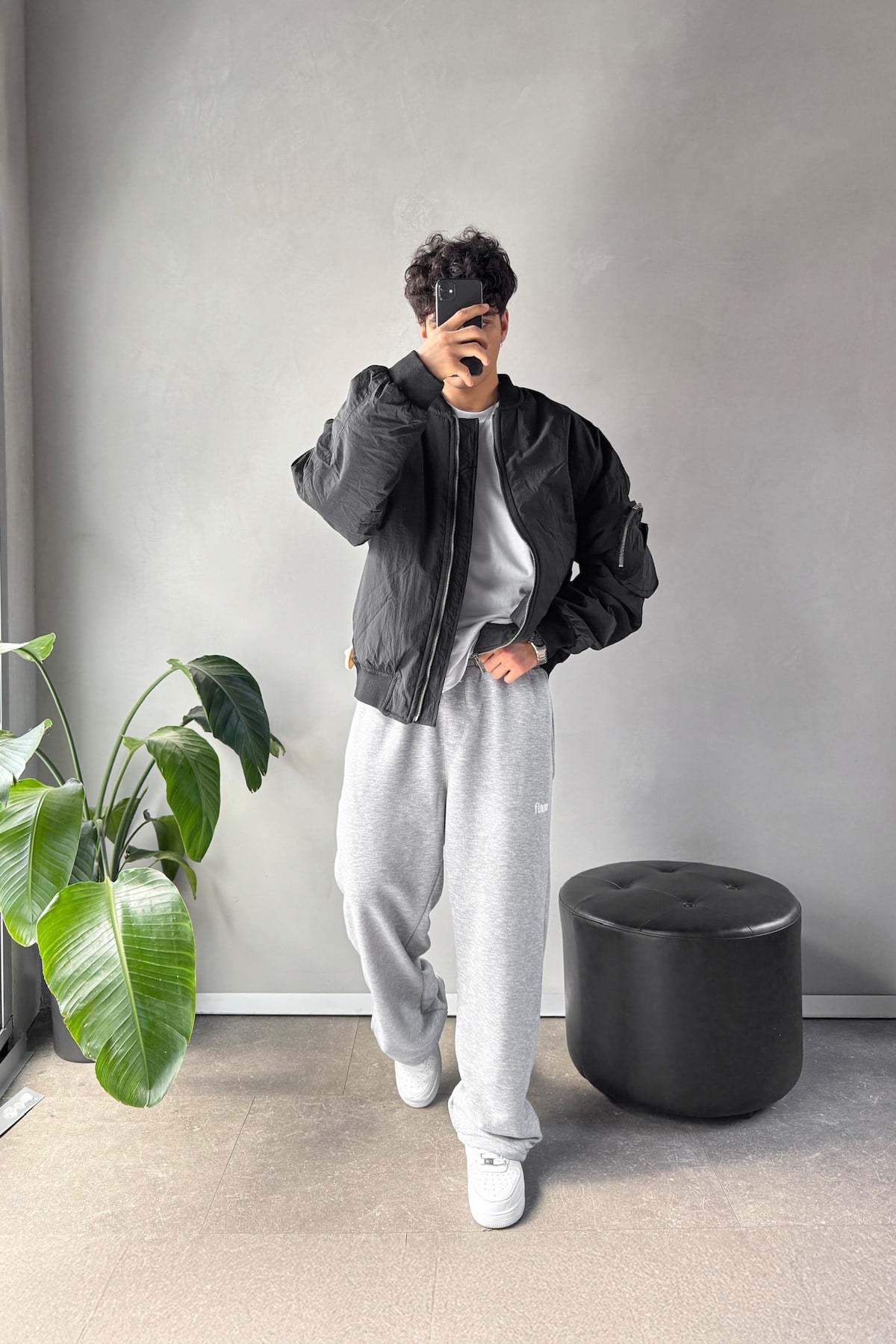 Flaw Atelier Baggy Sweatpants Grey Melange