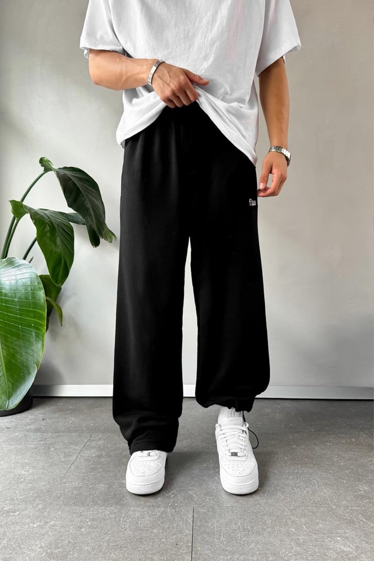 Flaw Atelier Baggy Sweatpants Black