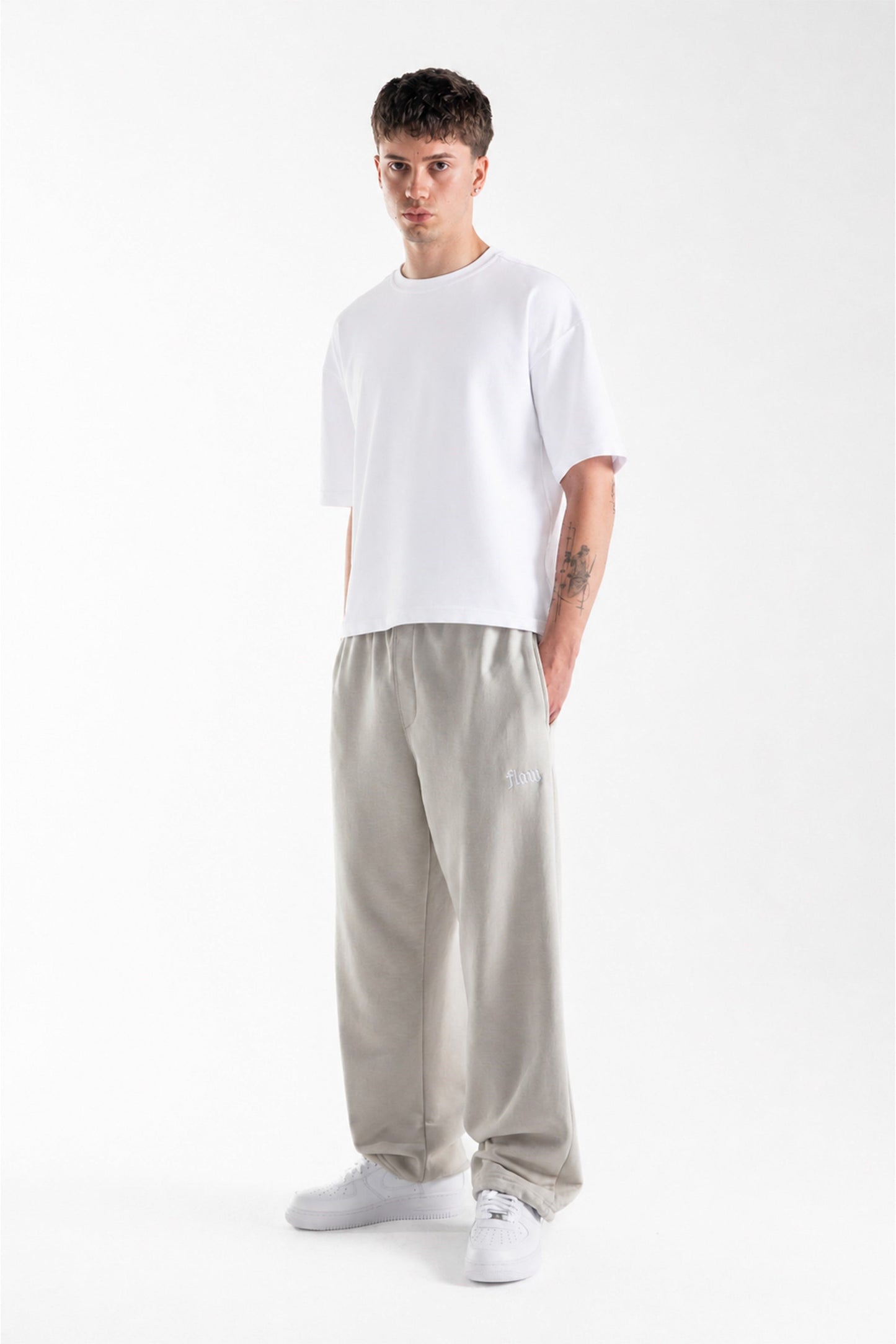 Flaw Atelier Ice Grey Baggy Sweatpants