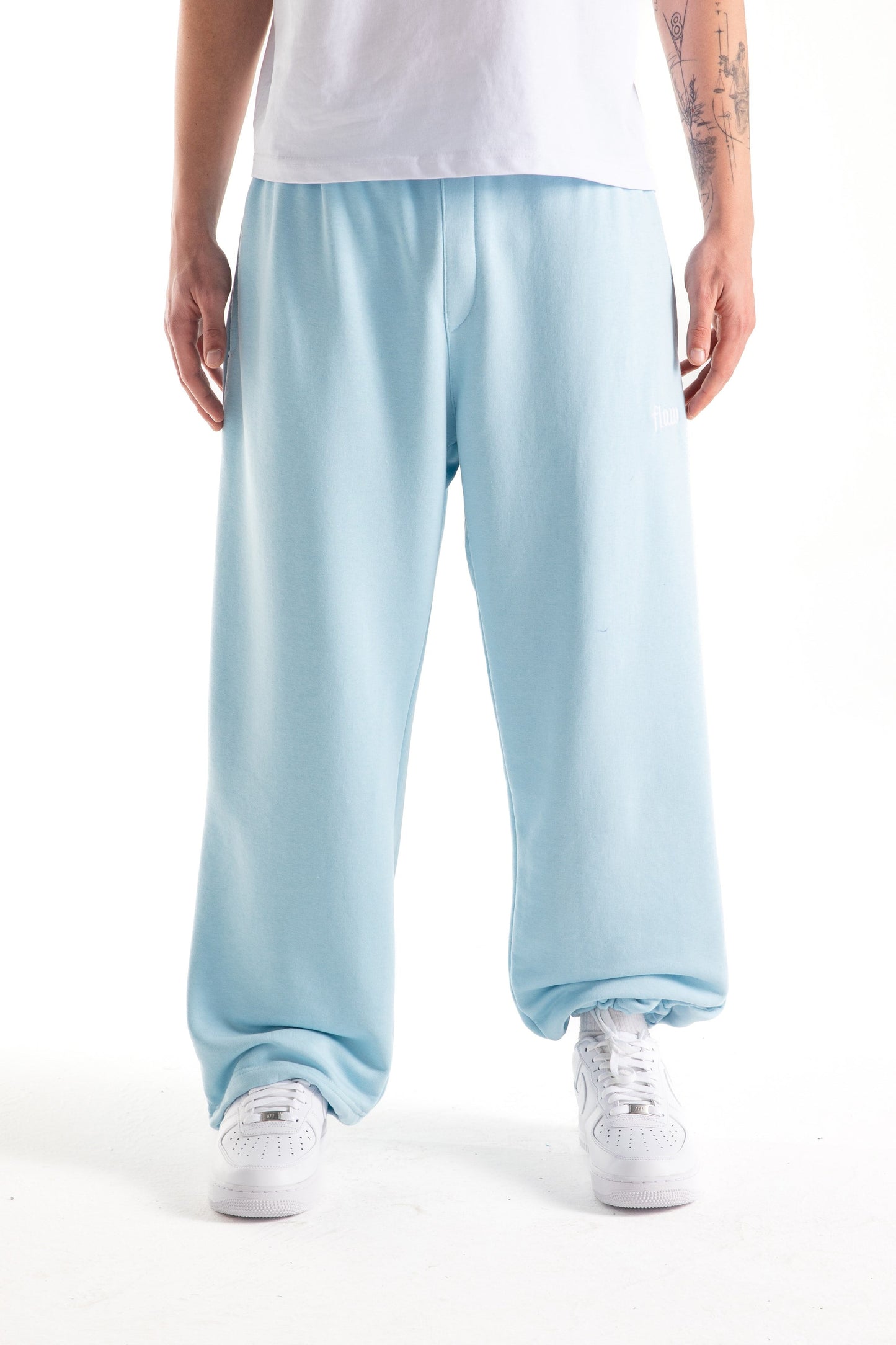 Flaw Atelier Blue Baggy Sweatpants
