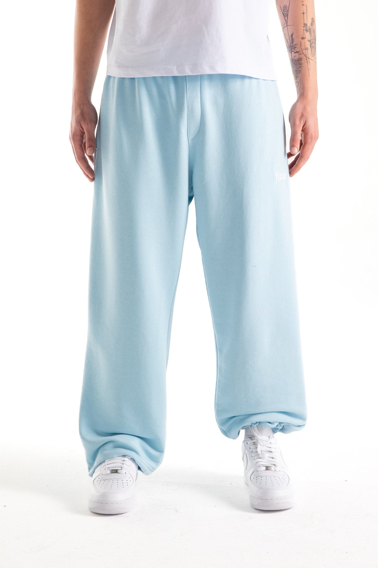 Flaw Atelier Blue Baggy Sweatpants