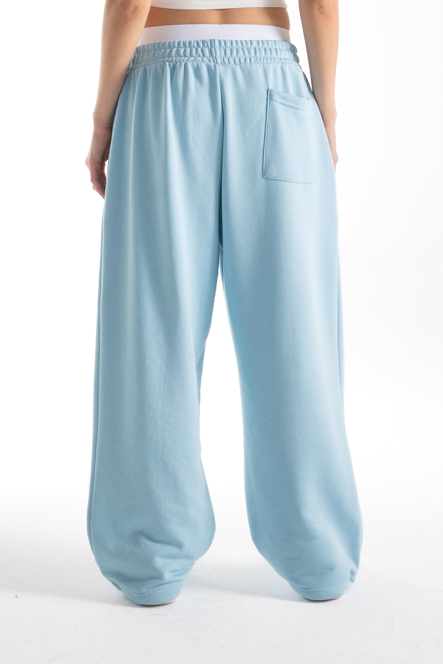 Flaw Atelier Blue Baggy Sweatpants