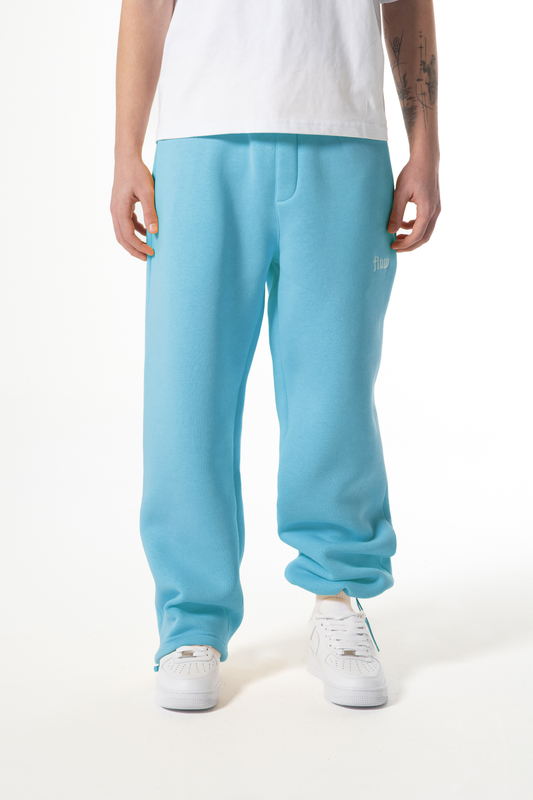 Flaw Atelier Blue Baggy Sweatpants