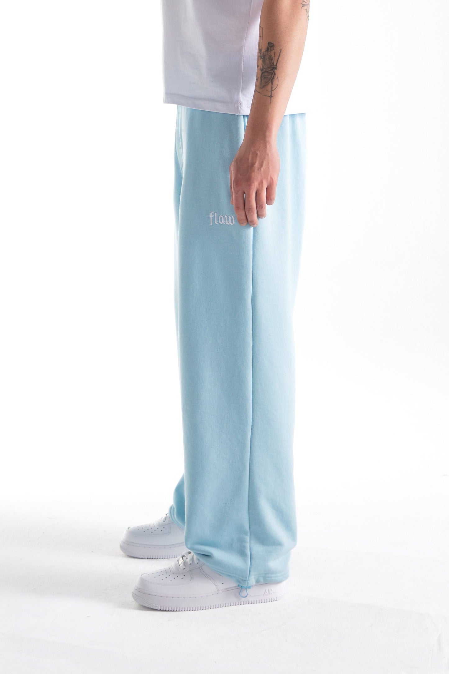 Flaw Atelier Blue Baggy Sweatpants