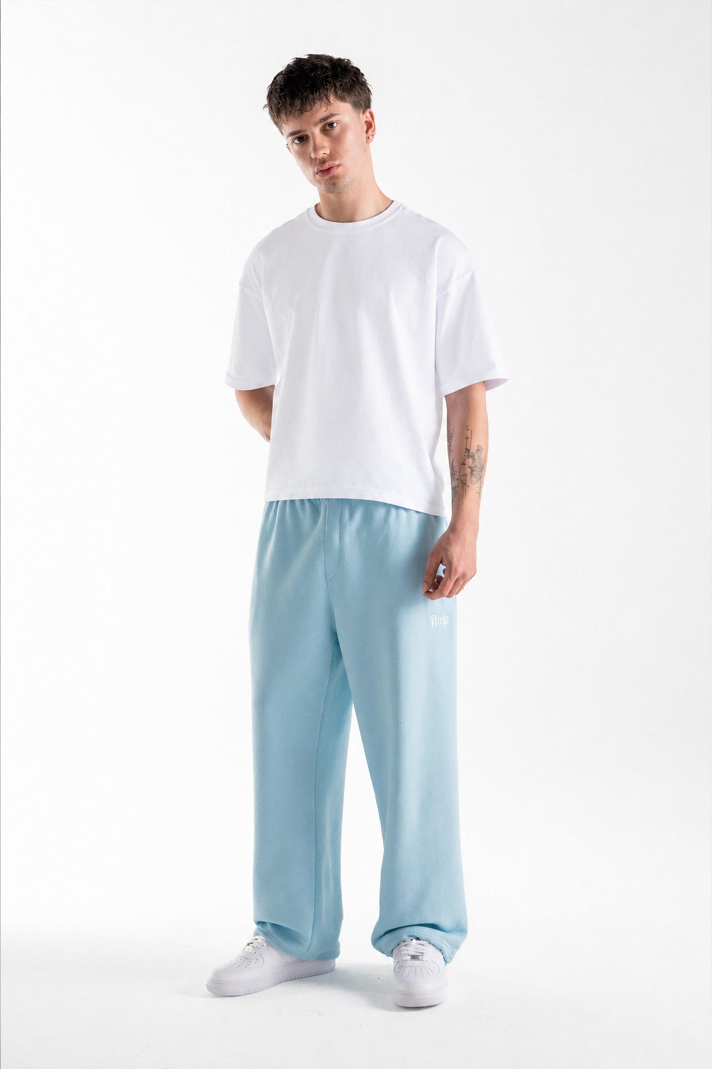 Flaw Atelier Blue Baggy Sweatpants