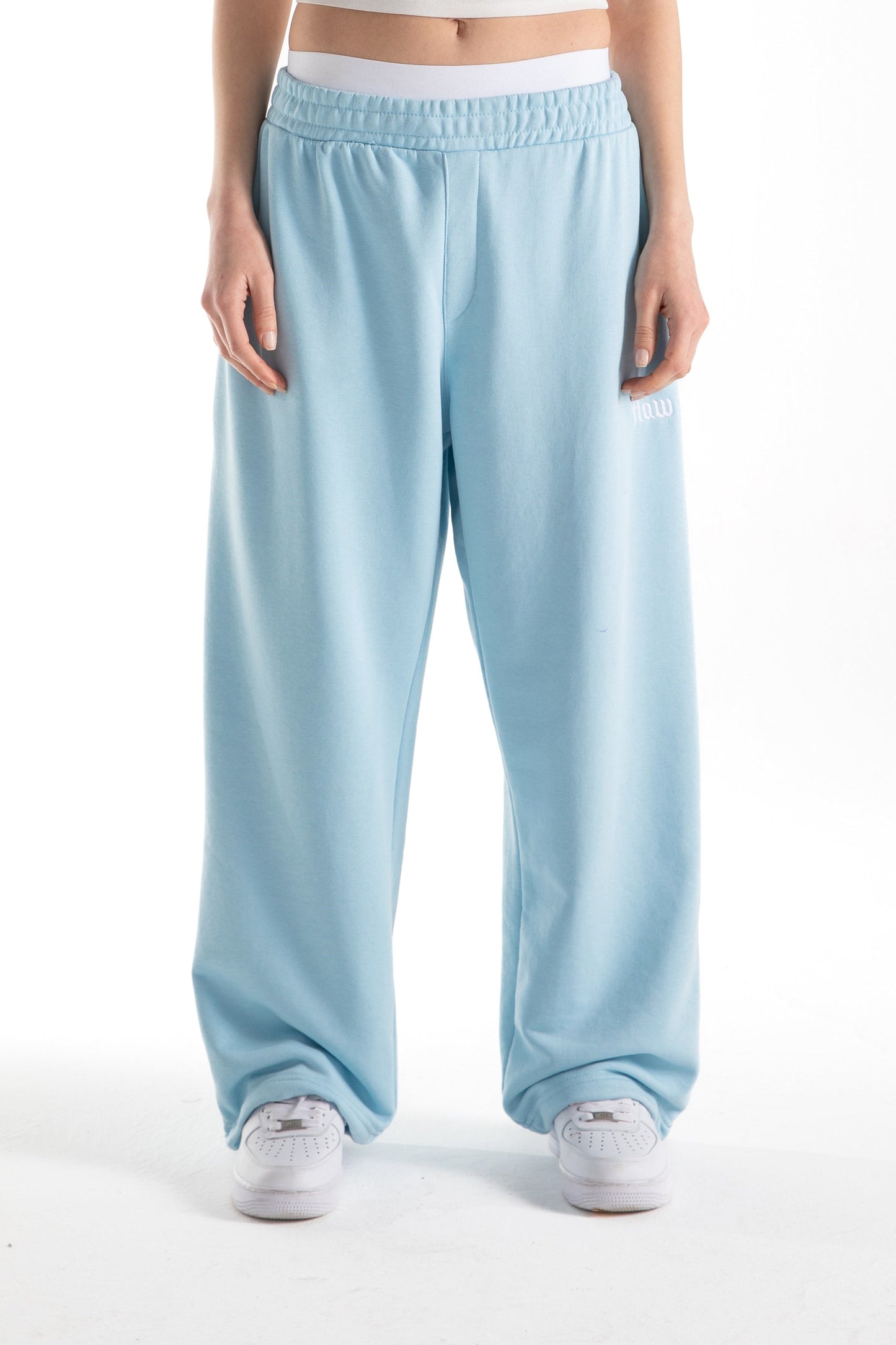 Flaw Atelier Blue Baggy Sweatpants