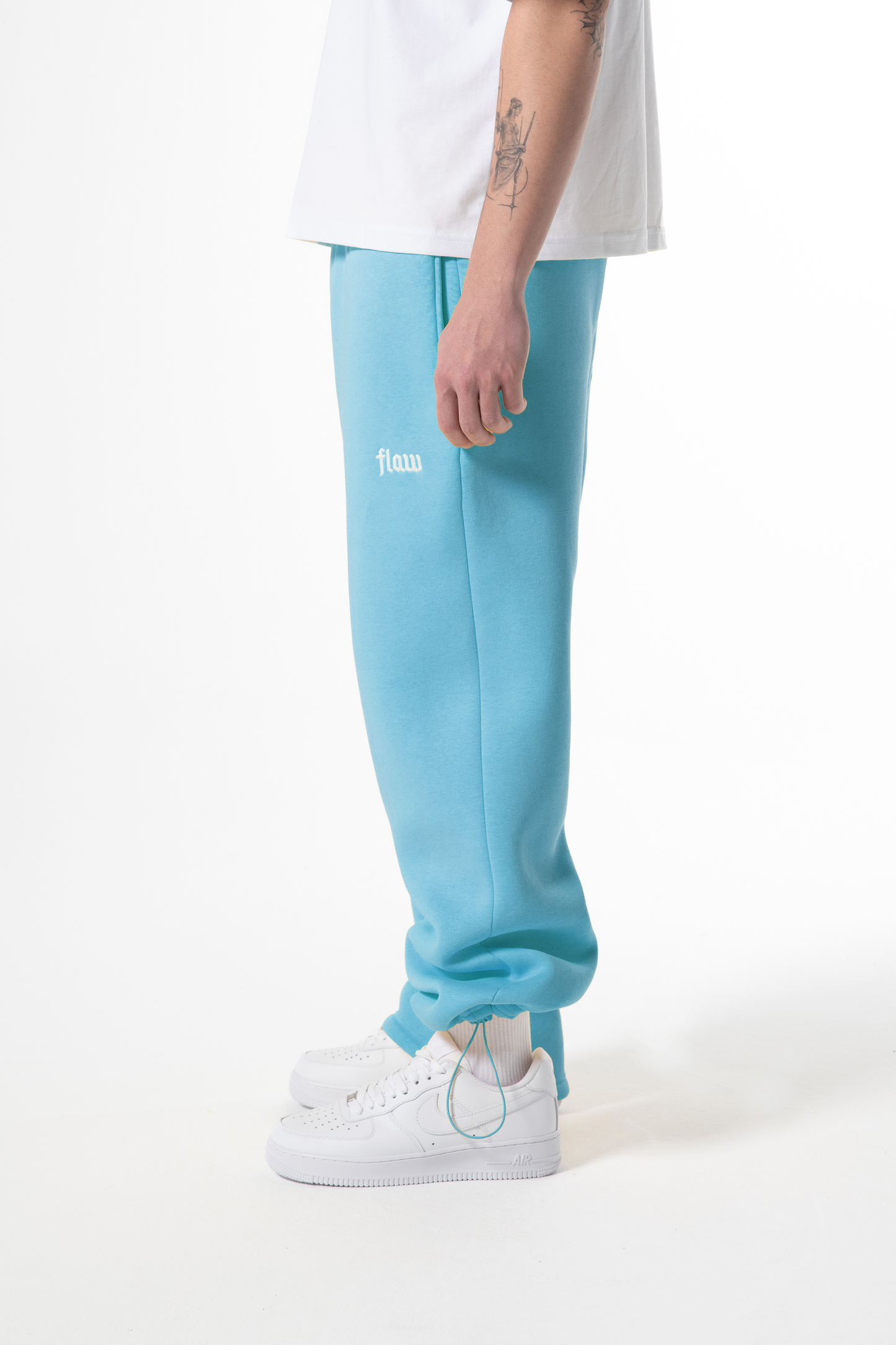 Flaw Atelier Blue Baggy Sweatpants