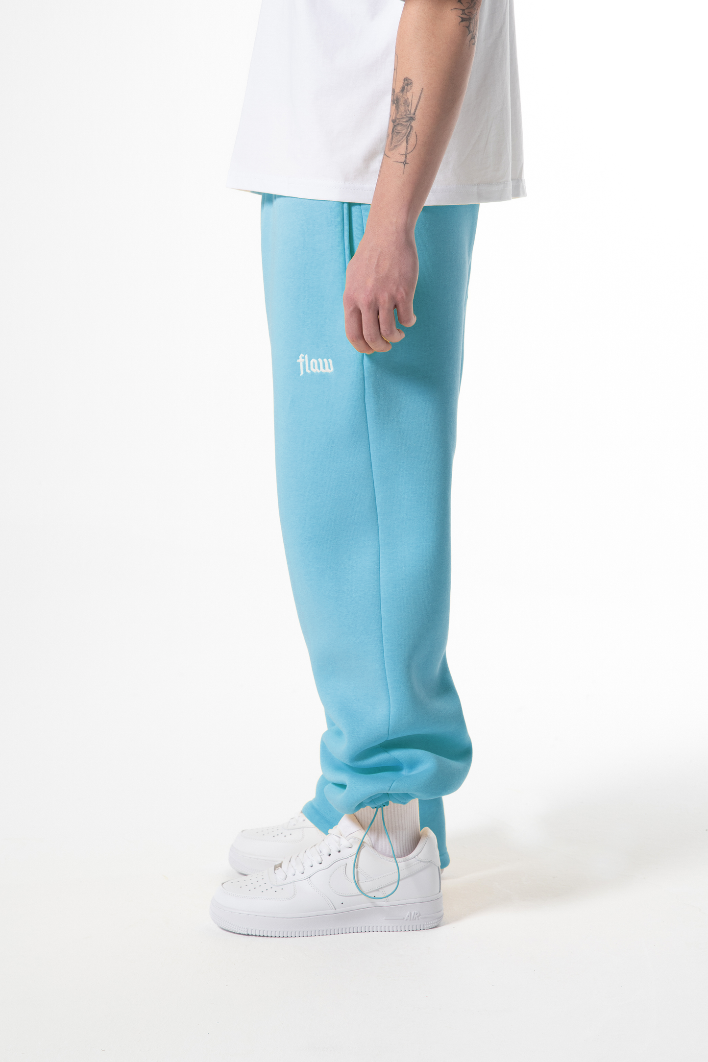 Flaw Atelier Blue Baggy Sweatpants