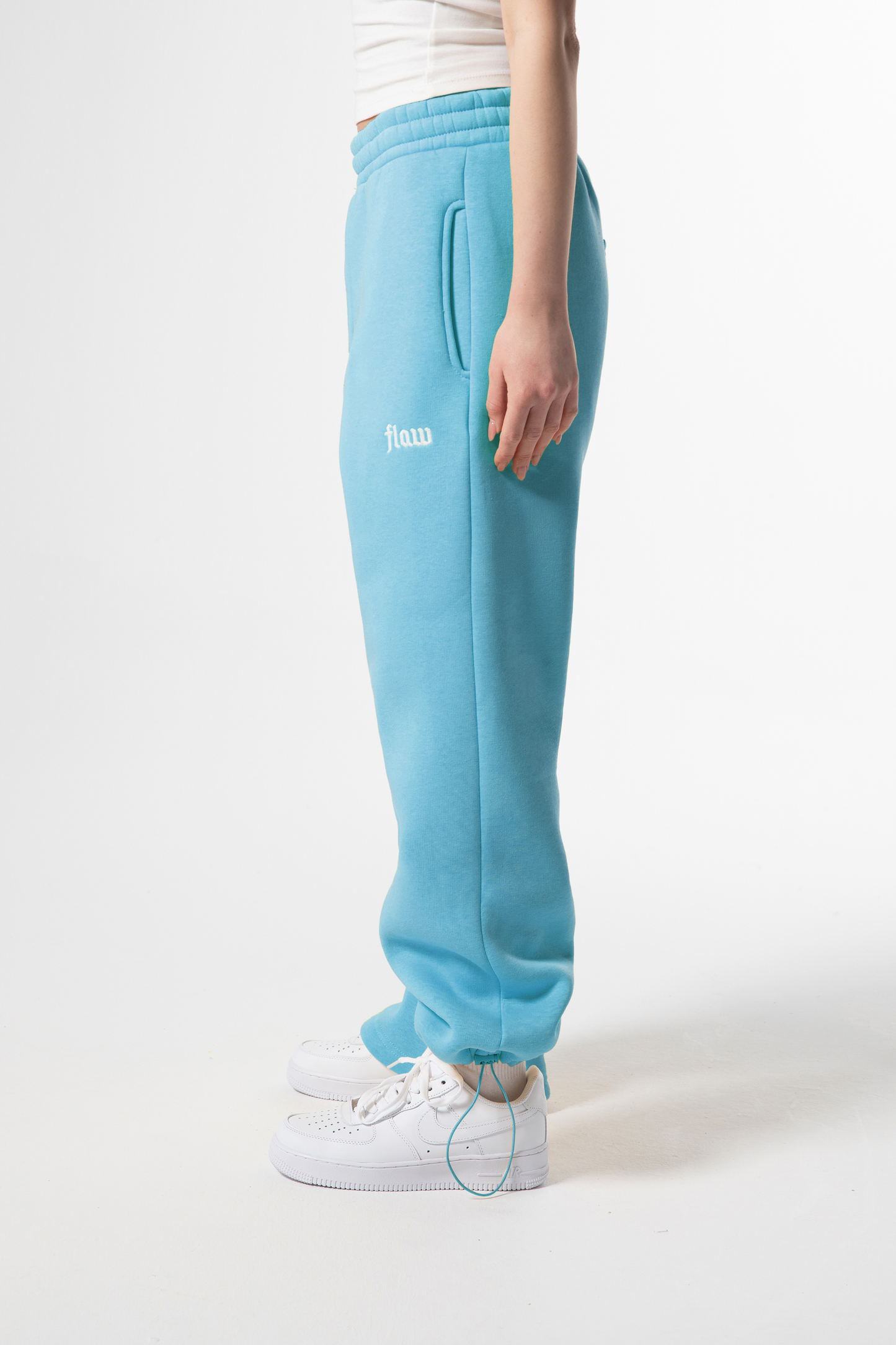 Flaw Atelier Blue Baggy Sweatpants