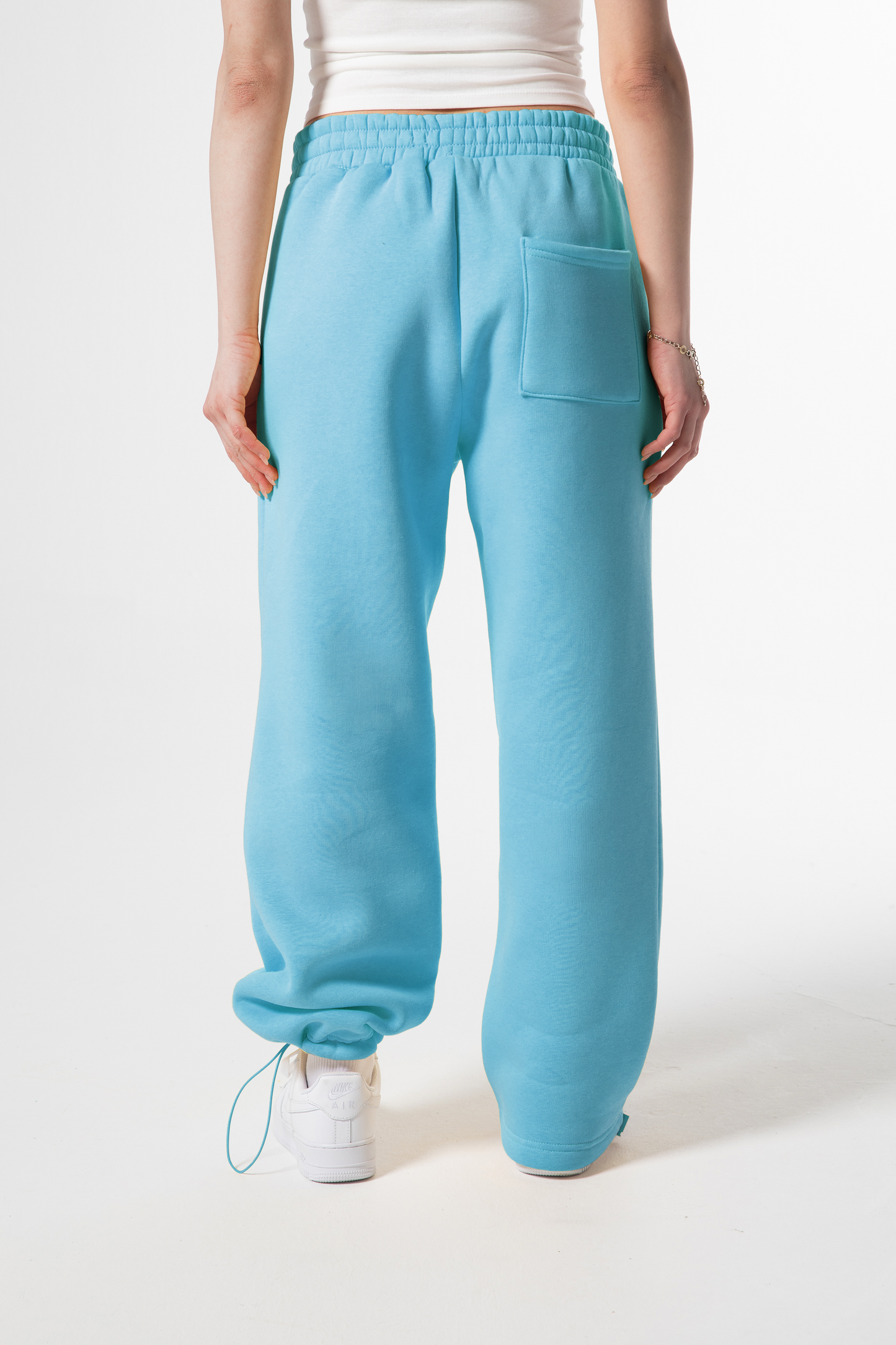 Flaw Atelier Blue Baggy Sweatpants