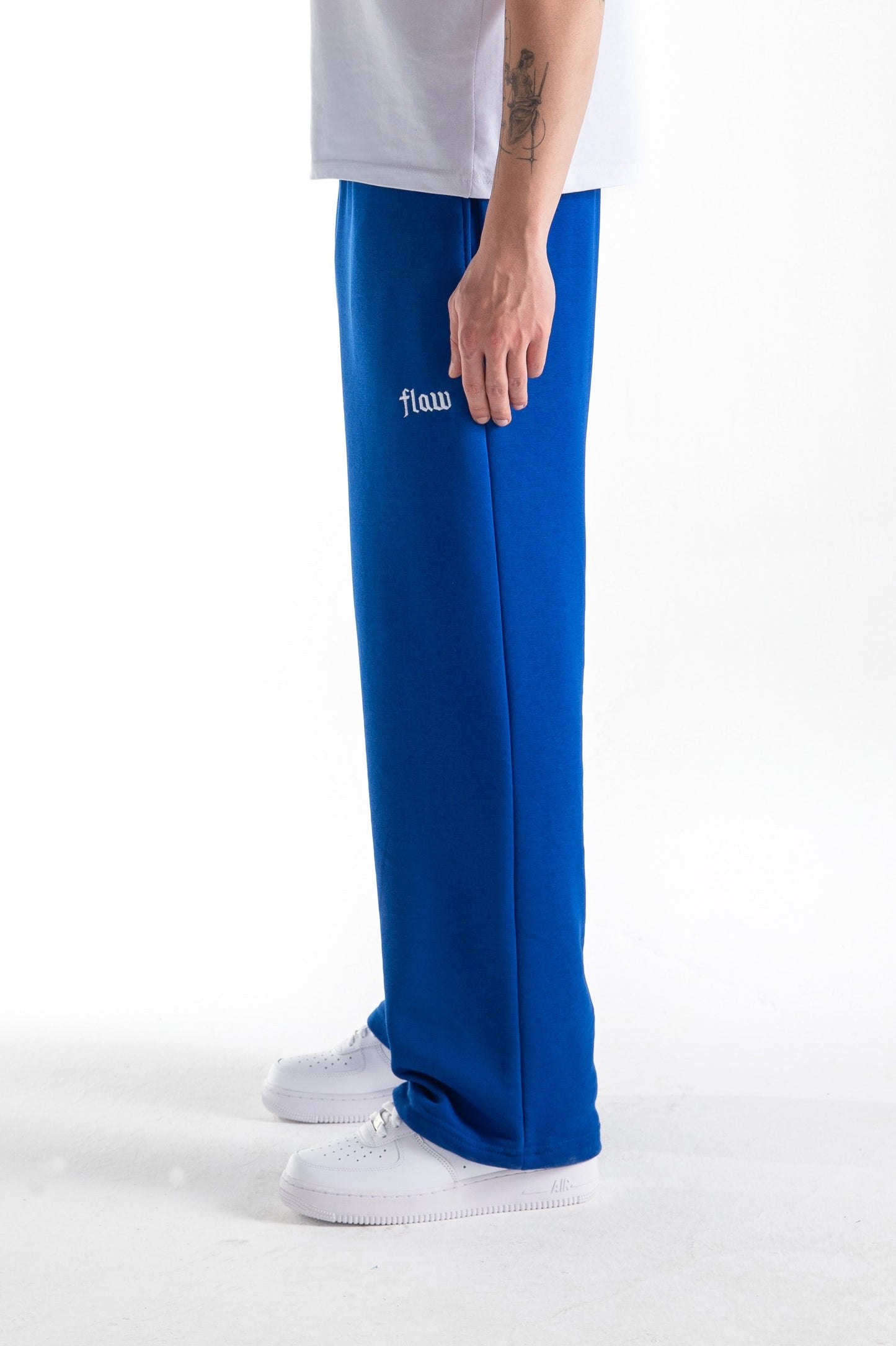 Flaw Atelier Saks Blue Baggy Sweatpants