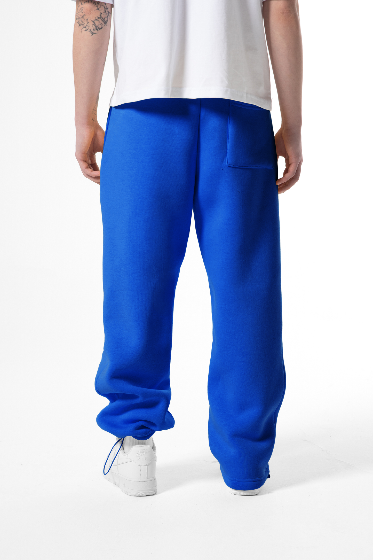 Flaw Atelier Saks Blue Baggy Sweatpants