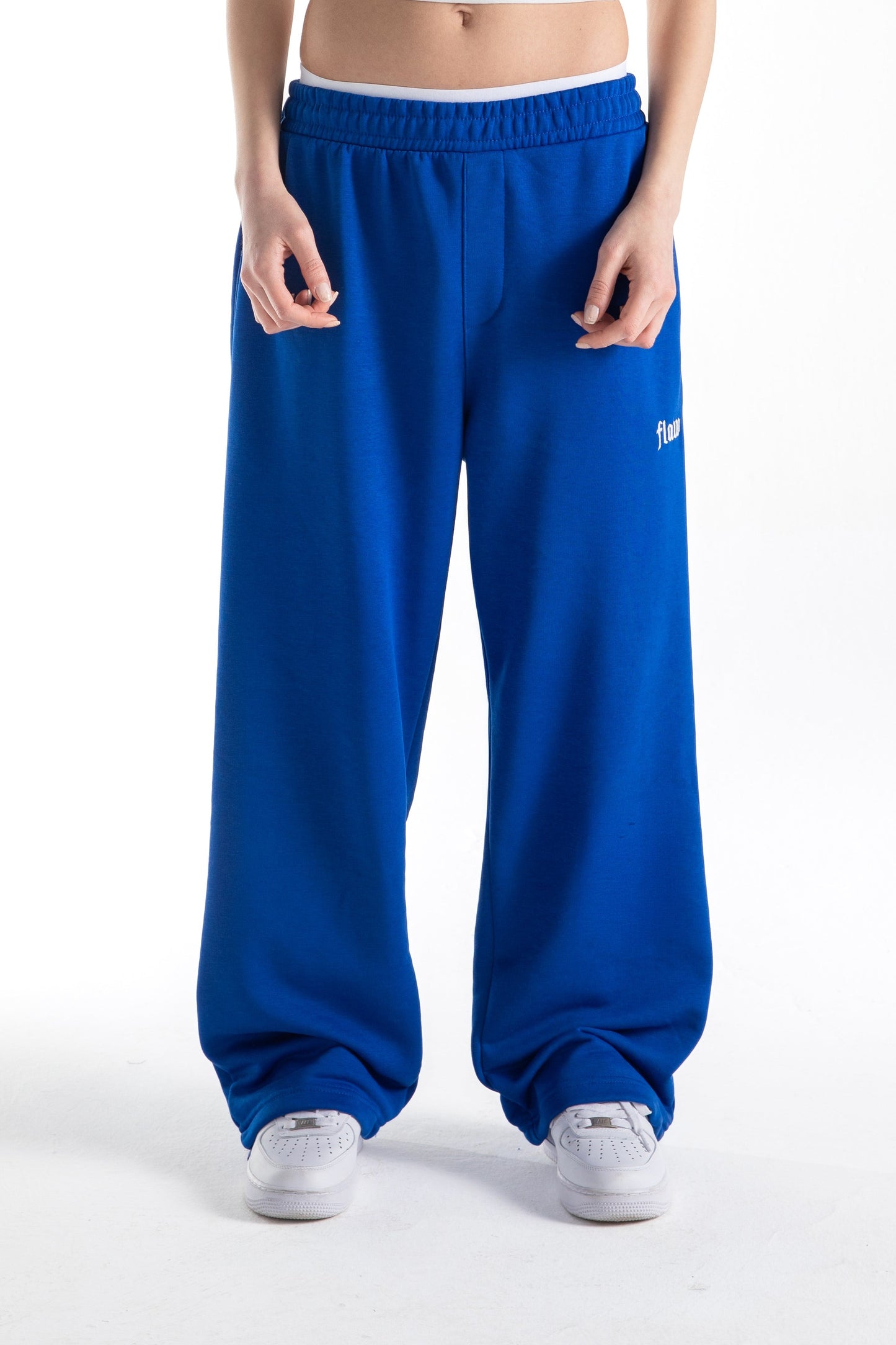 Flaw Atelier Saks Blue Baggy Sweatpants