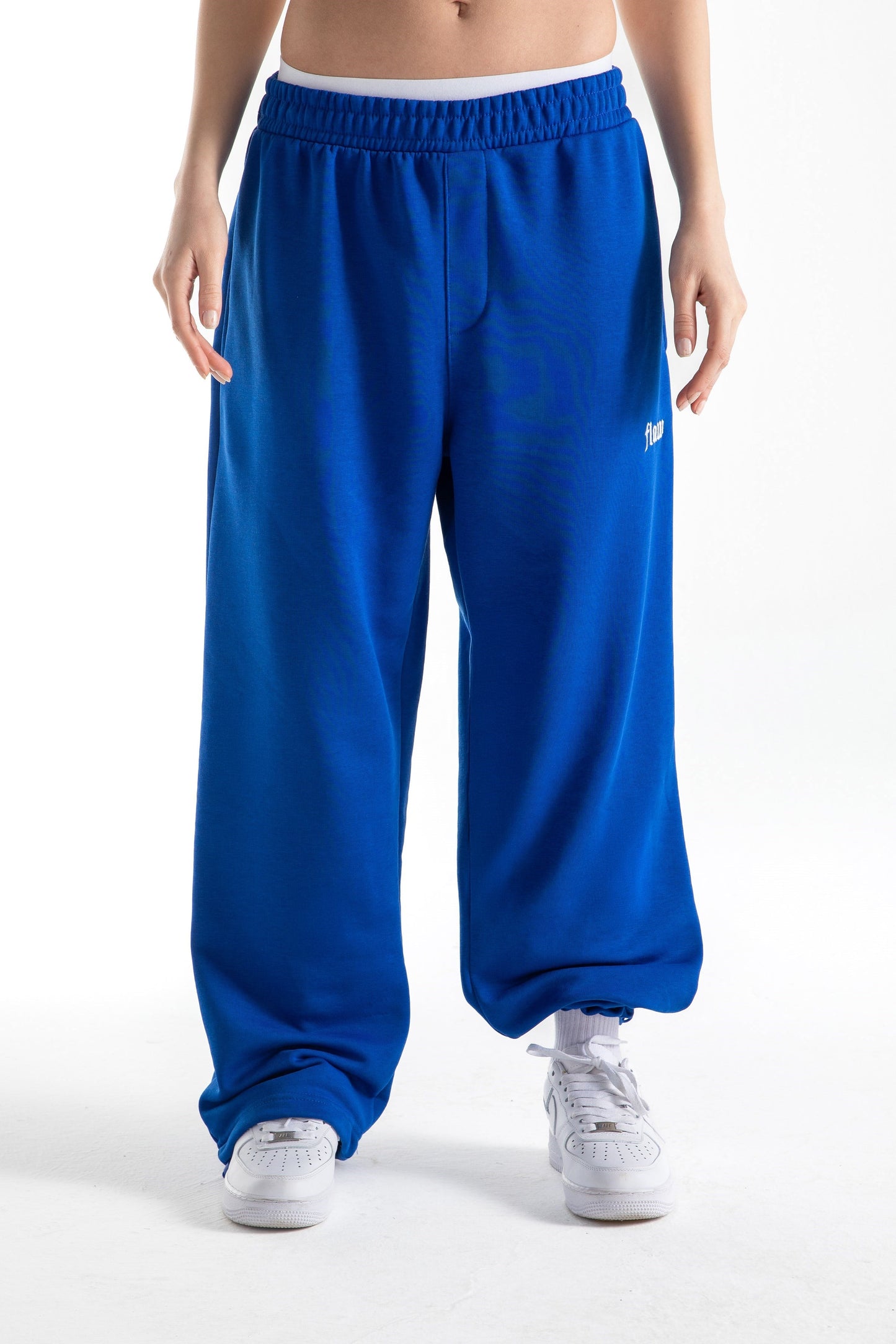 Flaw Atelier Saks Blue Baggy Sweatpants