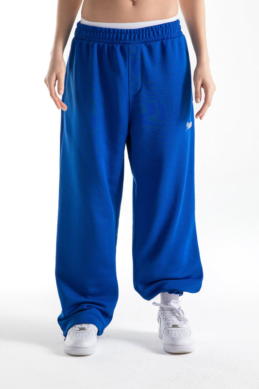 Flaw Atelier Saks Blue Baggy Sweatpants