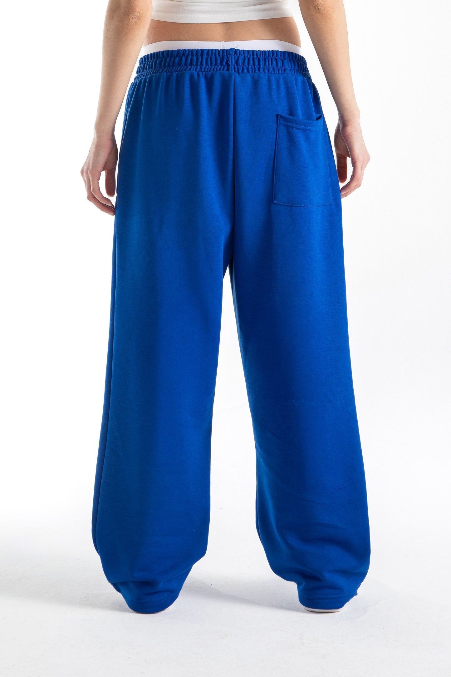 Flaw Atelier Saks Blue Baggy Sweatpants