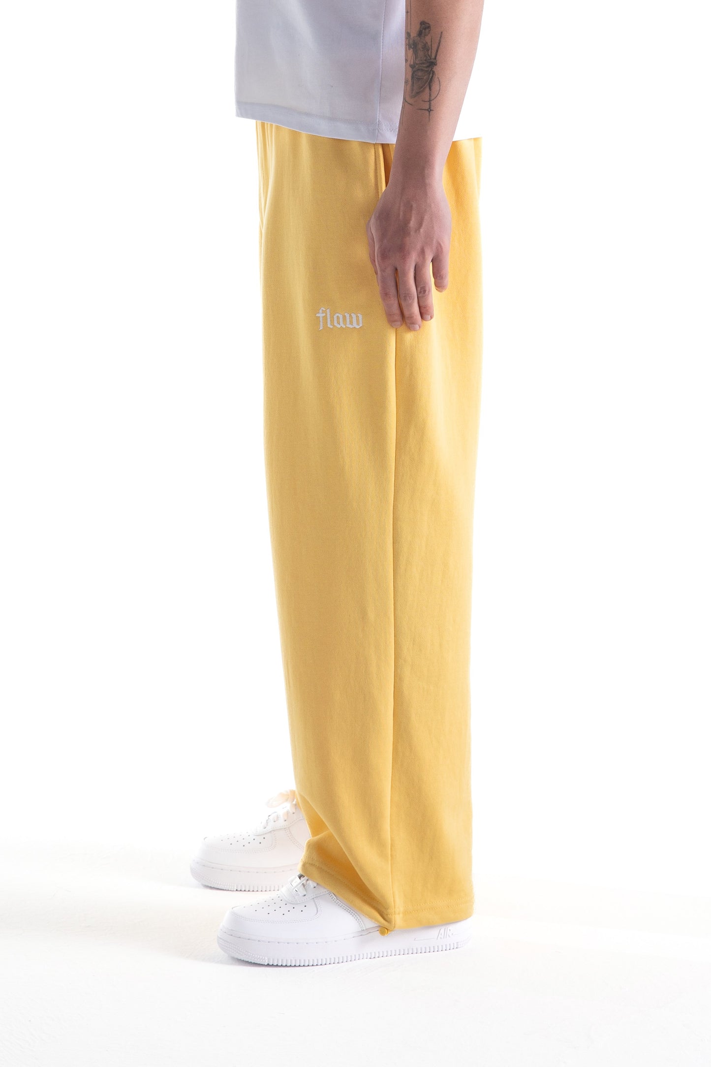 Flaw Atelier Yellow Baggy Sweatpants