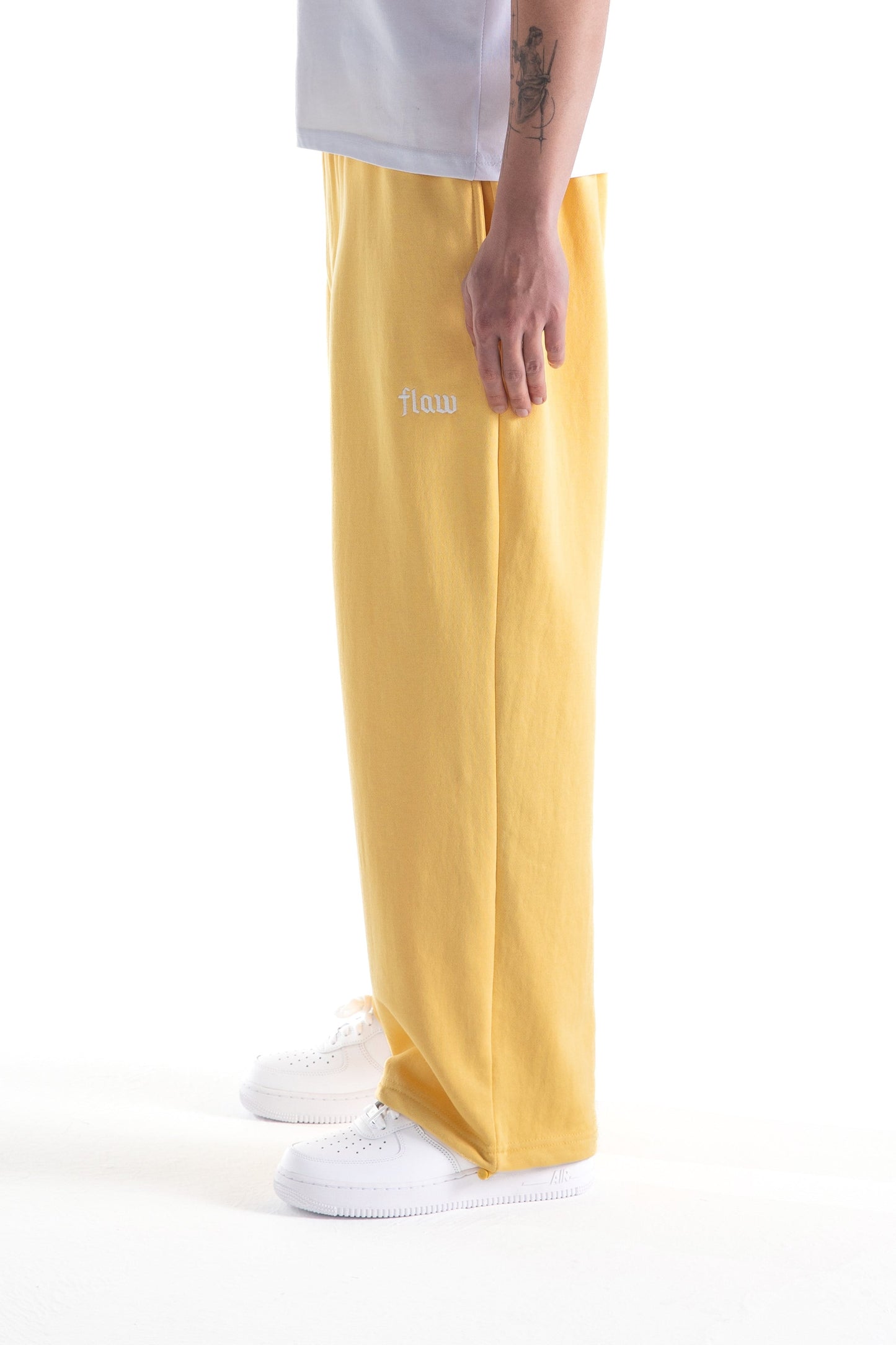 Flaw Atelier Yellow Baggy Sweatpants