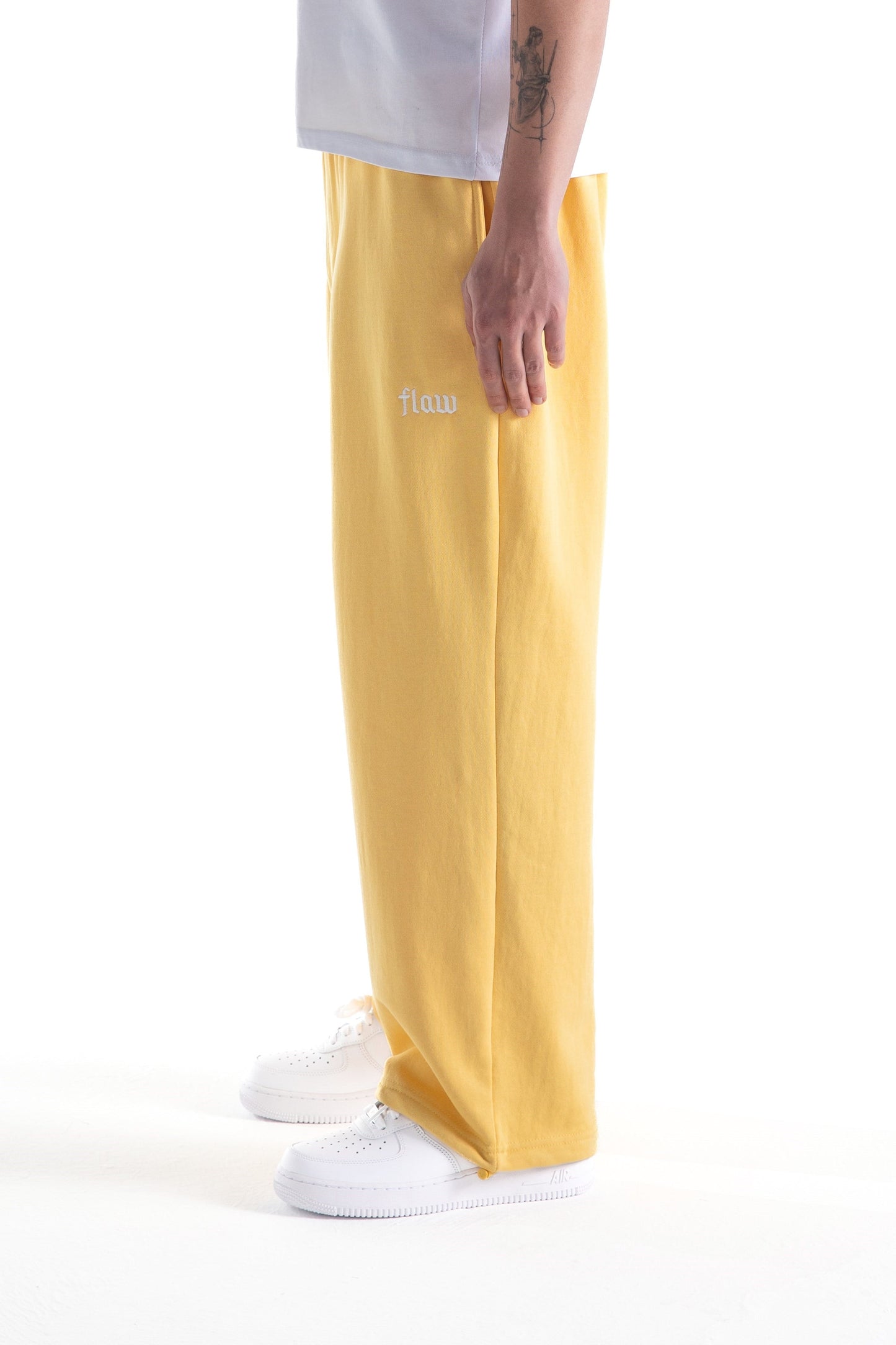 Flaw Atelier Yellow Baggy Sweatpants