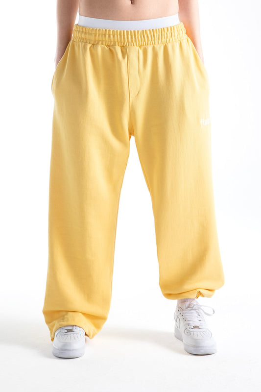 Flaw Atelier Yellow Baggy Sweatpants