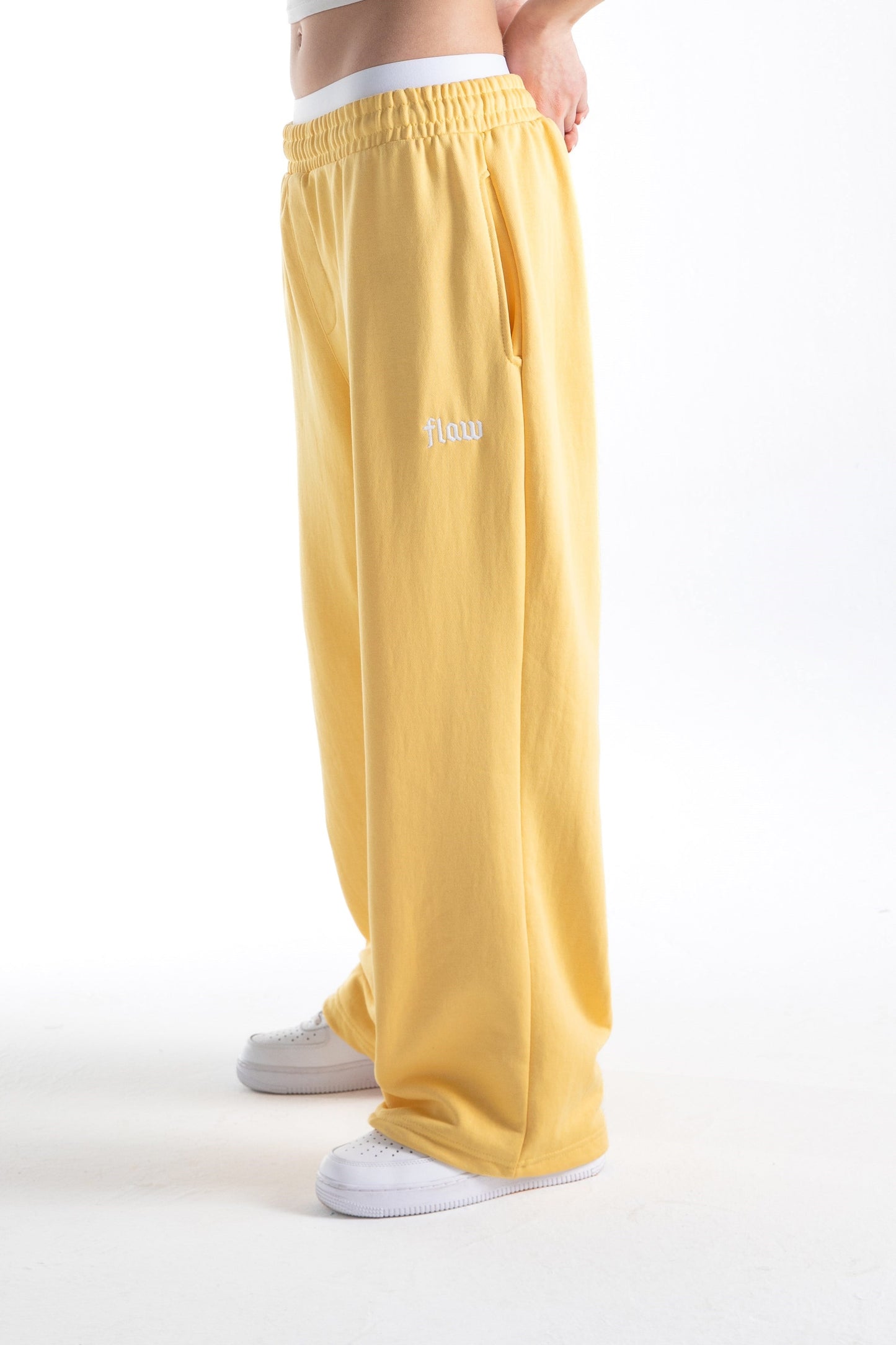 Flaw Atelier Yellow Baggy Sweatpants