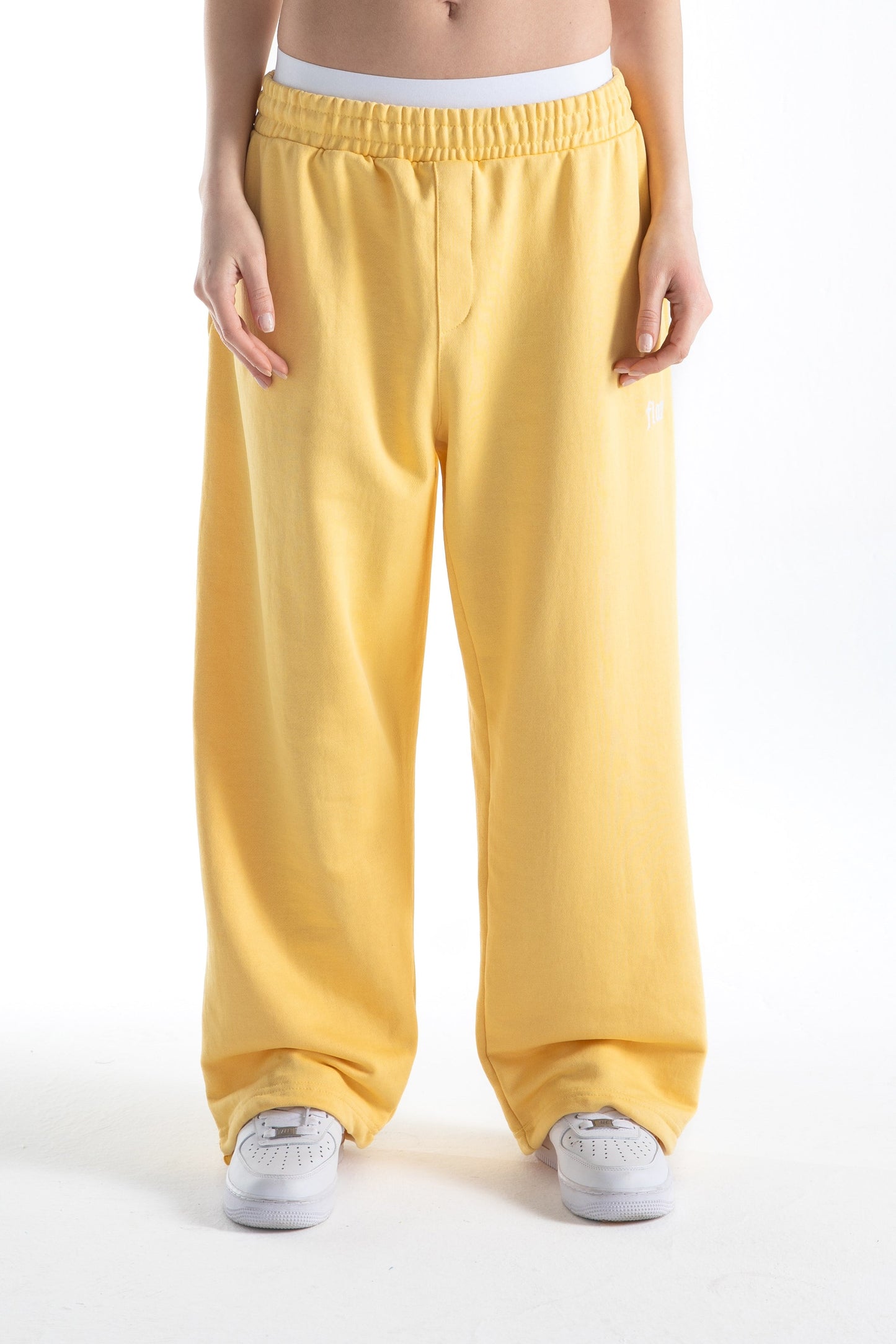 Flaw Atelier Yellow Baggy Sweatpants