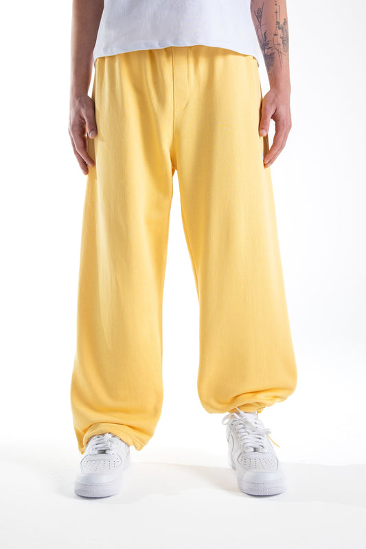 Flaw Atelier Yellow Baggy Sweatpants