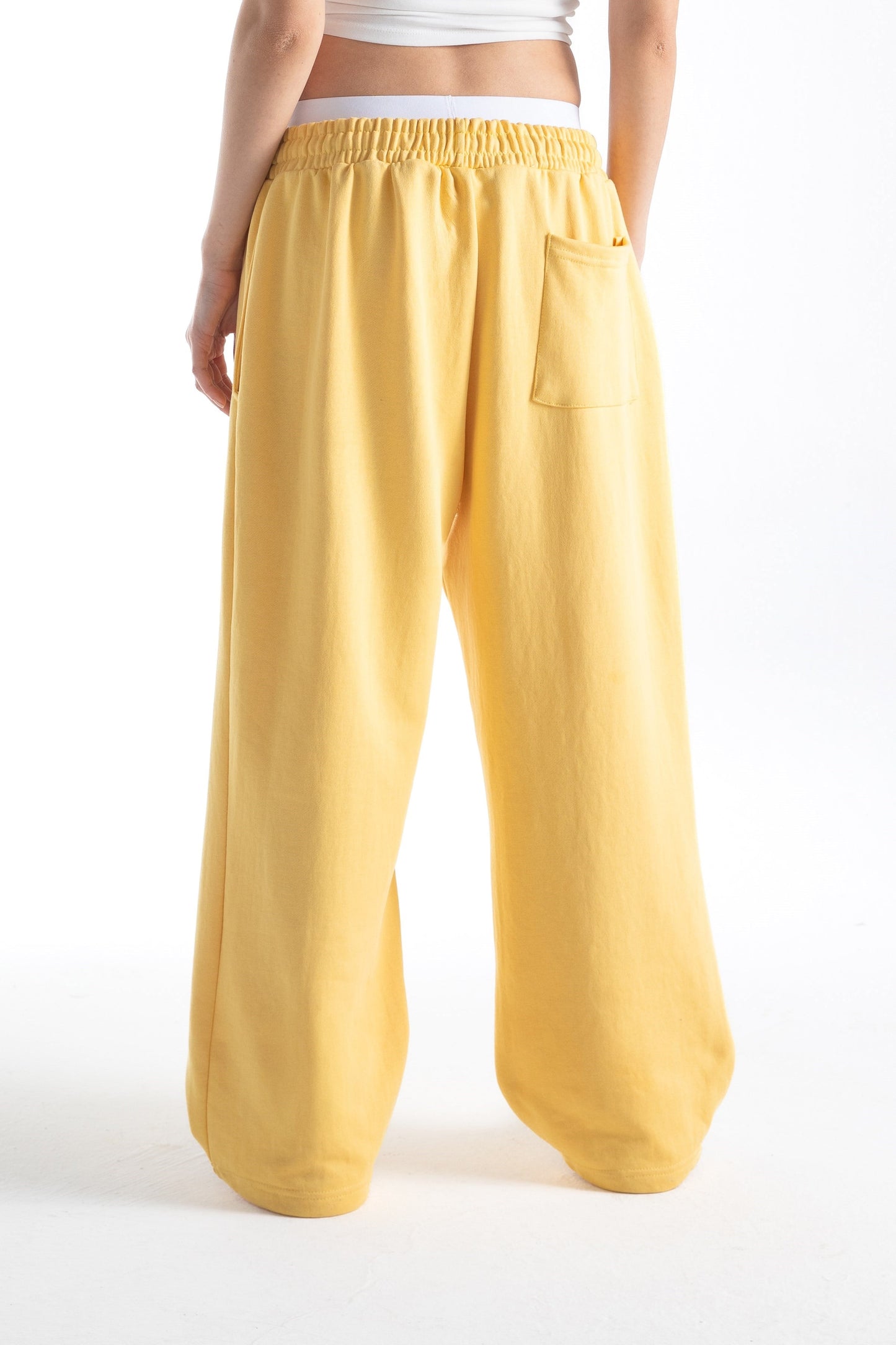 Flaw Atelier Yellow Baggy Sweatpants