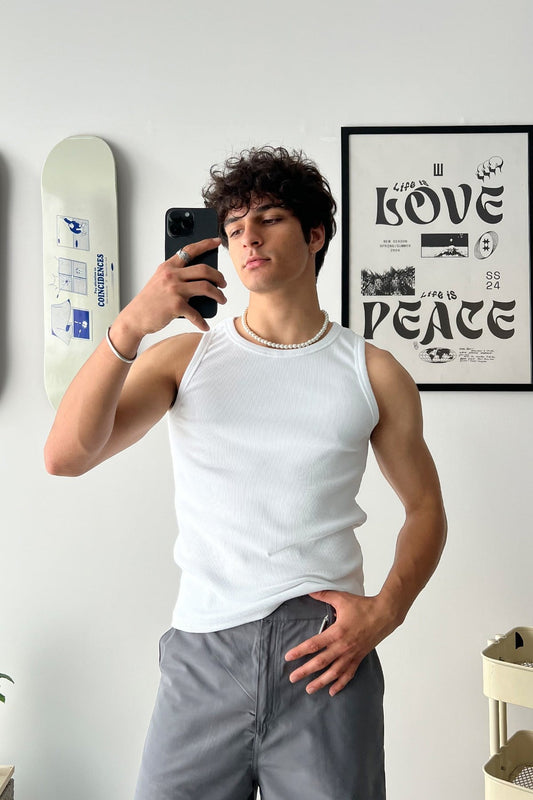Flaw Atelier Back Embroidered Top Tank Athletic