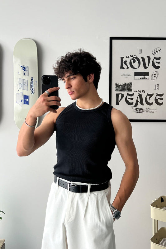 Flaw Atelier Back Embroidered Top Tank Athletic