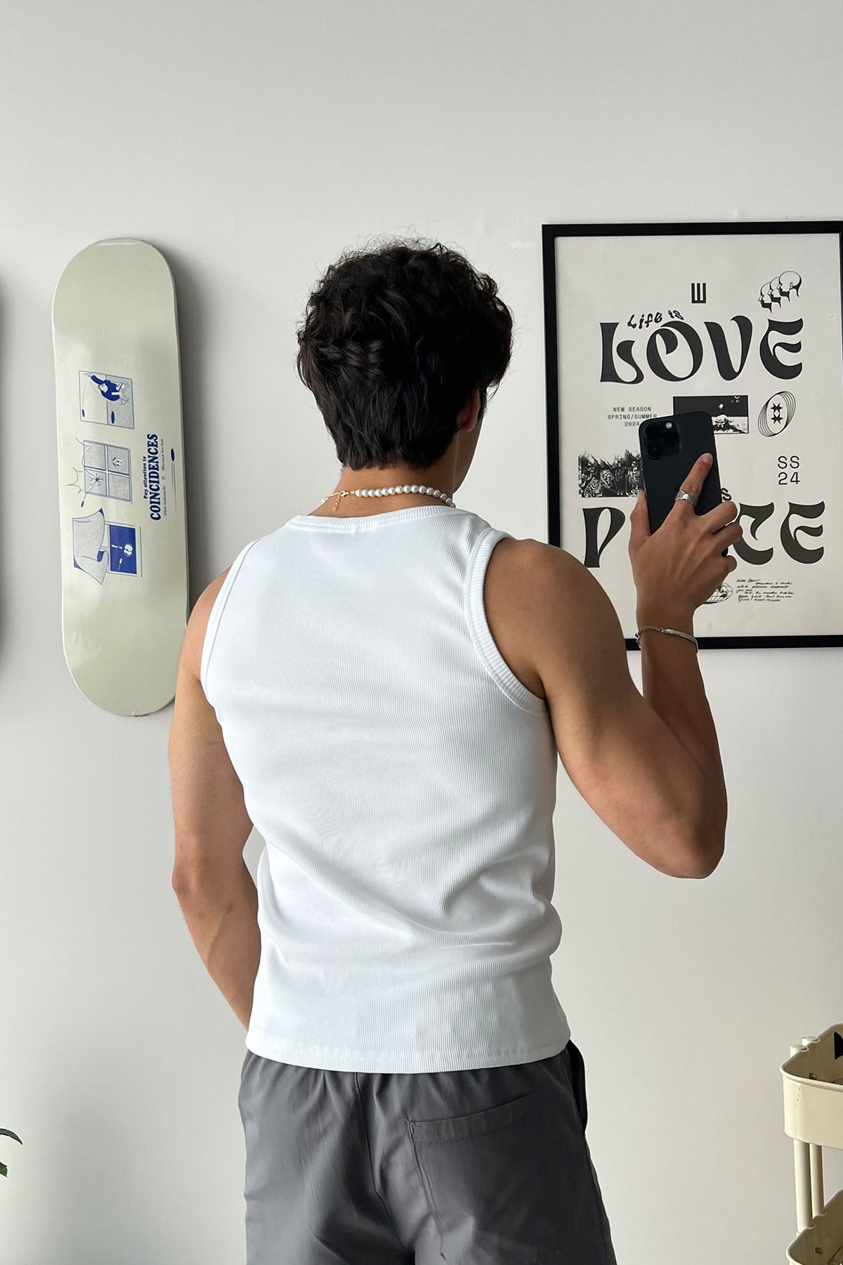 Flaw Atelier Back Embroidered Top Tank Athletic