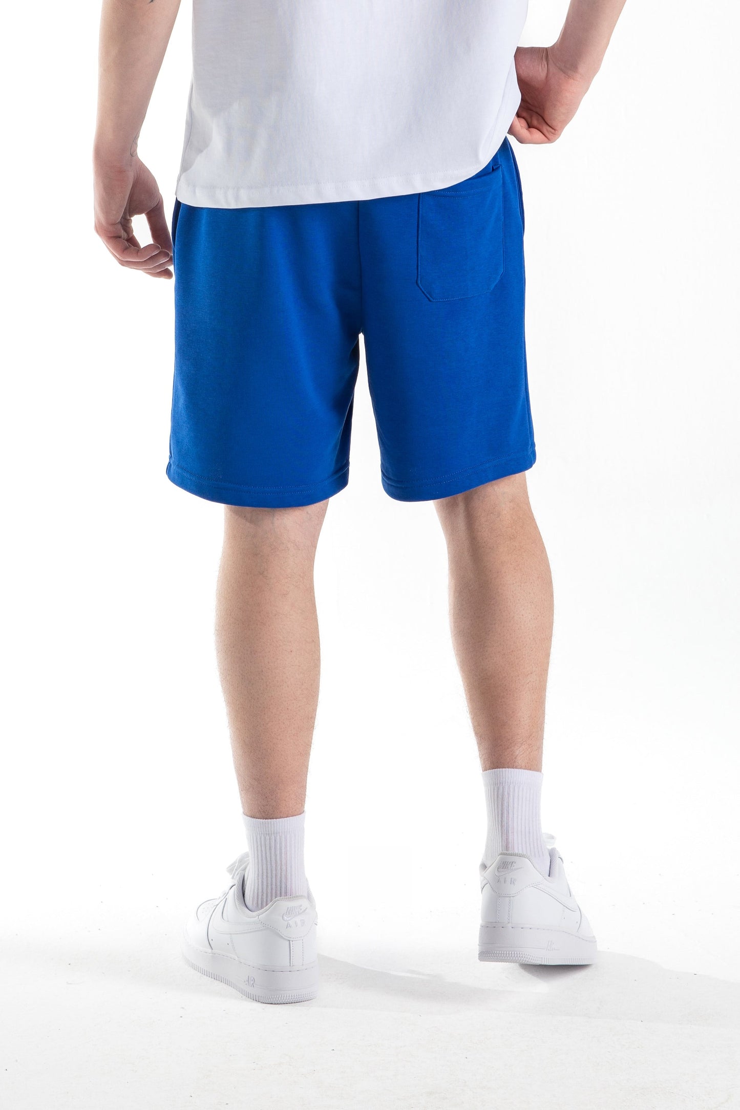 Flaw Embroidered Elastic Waist Shorts
