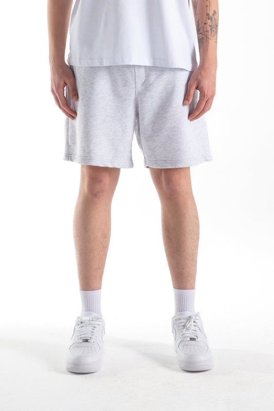 Flaw Embroidered Elastic Waist Shorts